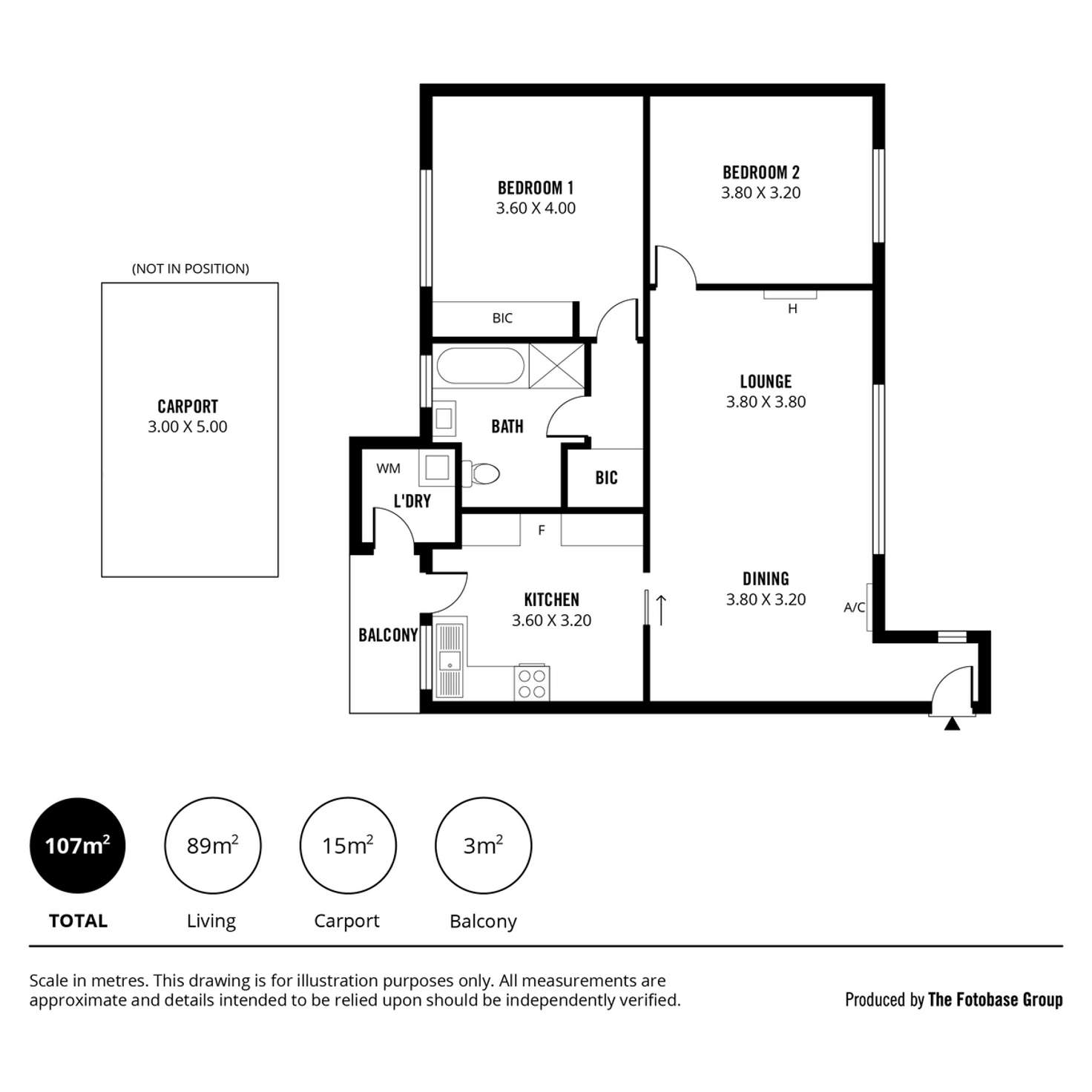 Floorplan of Homely unit listing, 6/131 Greenhill Road, Unley SA 5061