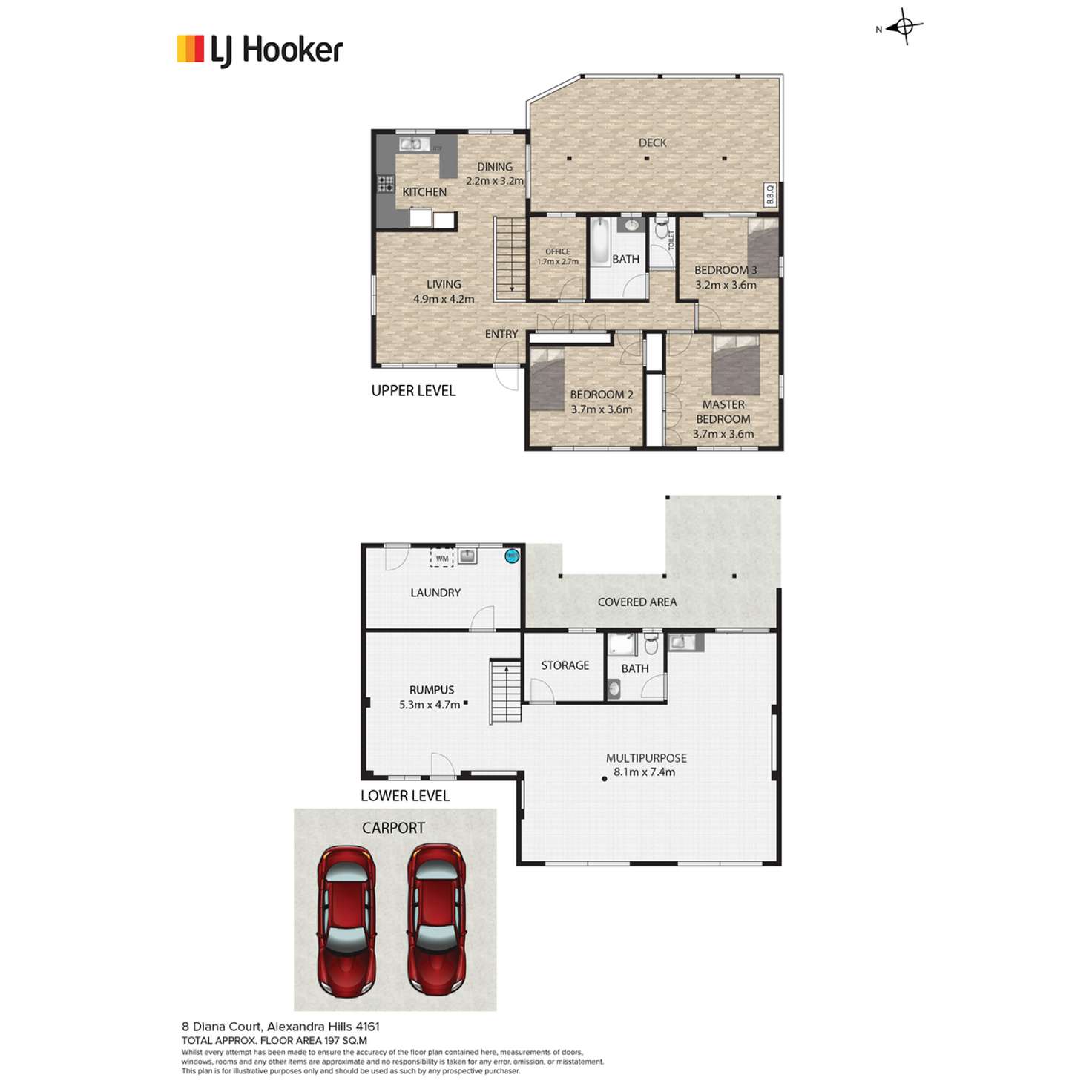 Floorplan of Homely house listing, 8 Diana Court, Alexandra Hills QLD 4161
