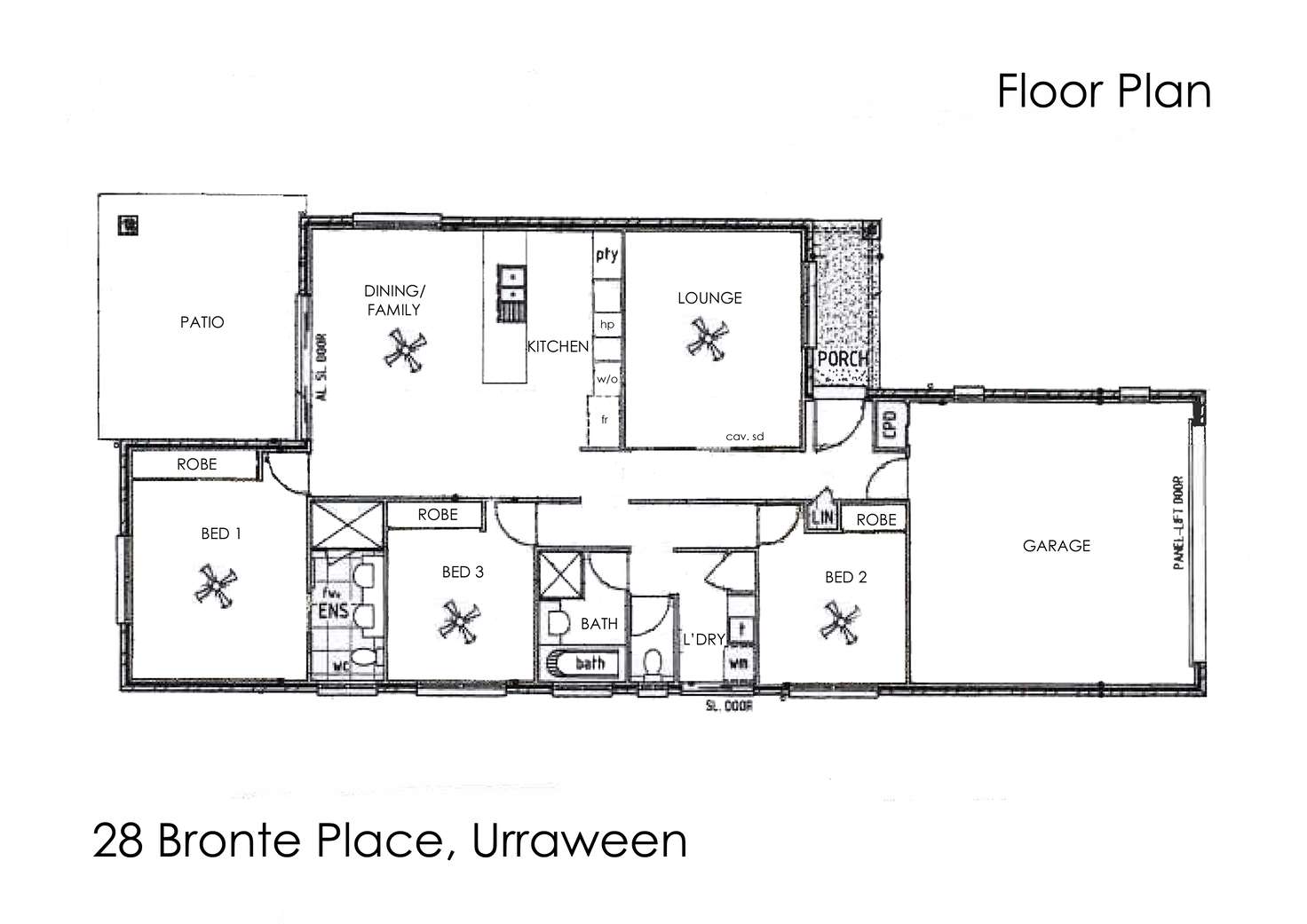 Floorplan of Homely house listing, 28 Bronte Place, Urraween QLD 4655