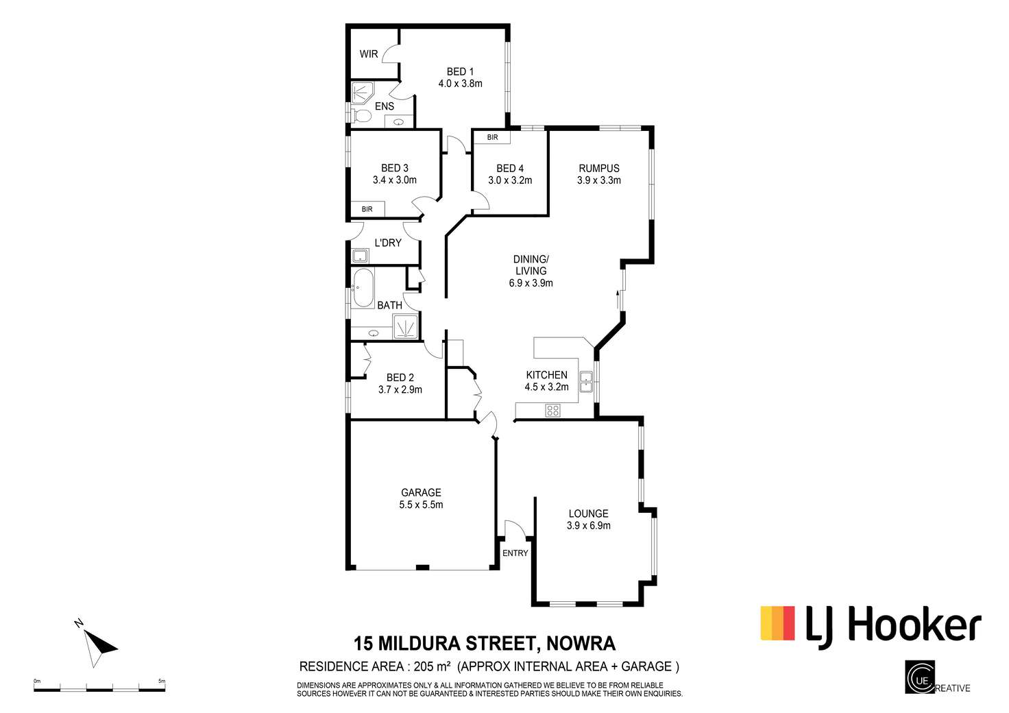 Floorplan of Homely house listing, 15 Mildura Street, Nowra NSW 2541