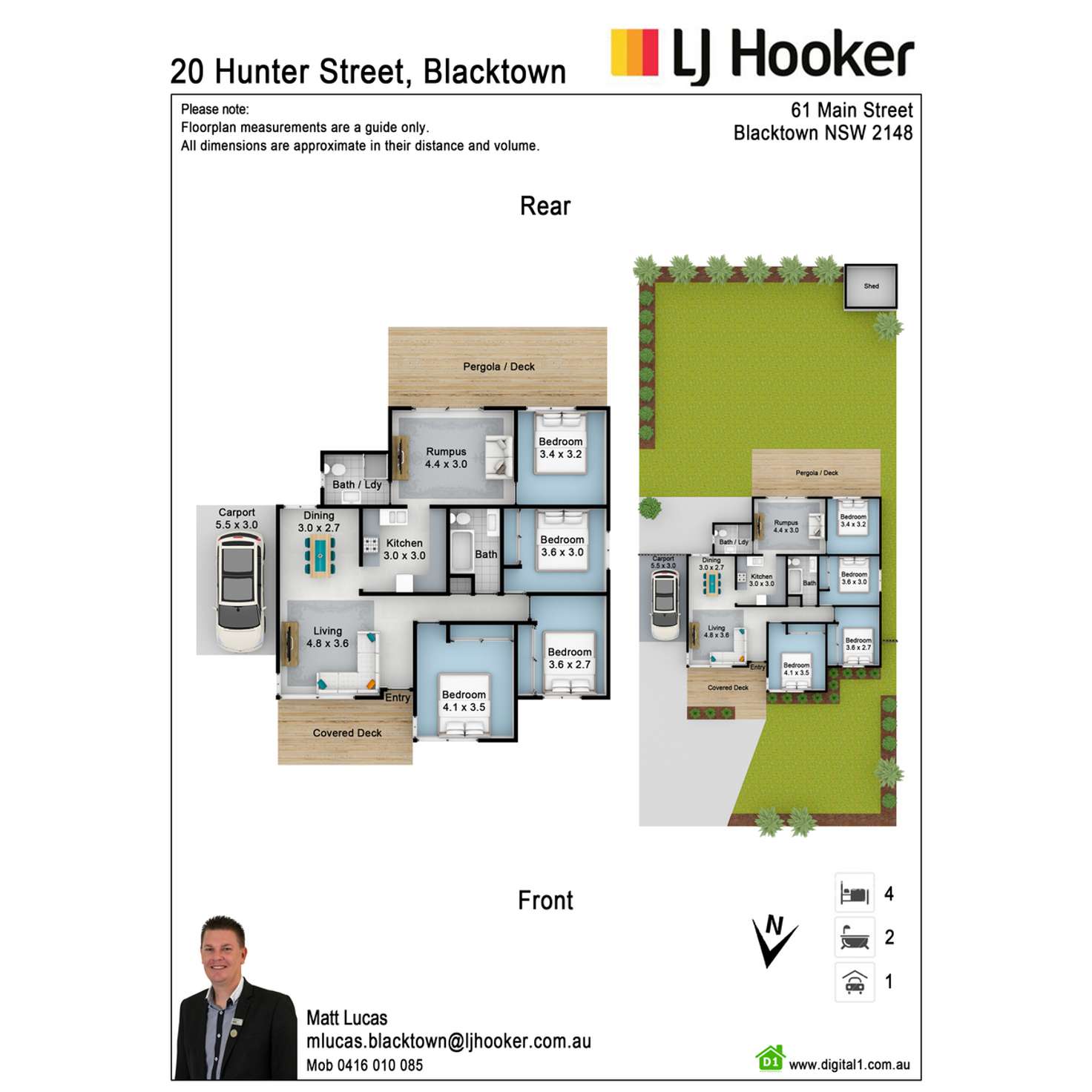 Floorplan of Homely house listing, 20 Hunter Street, Blacktown NSW 2148