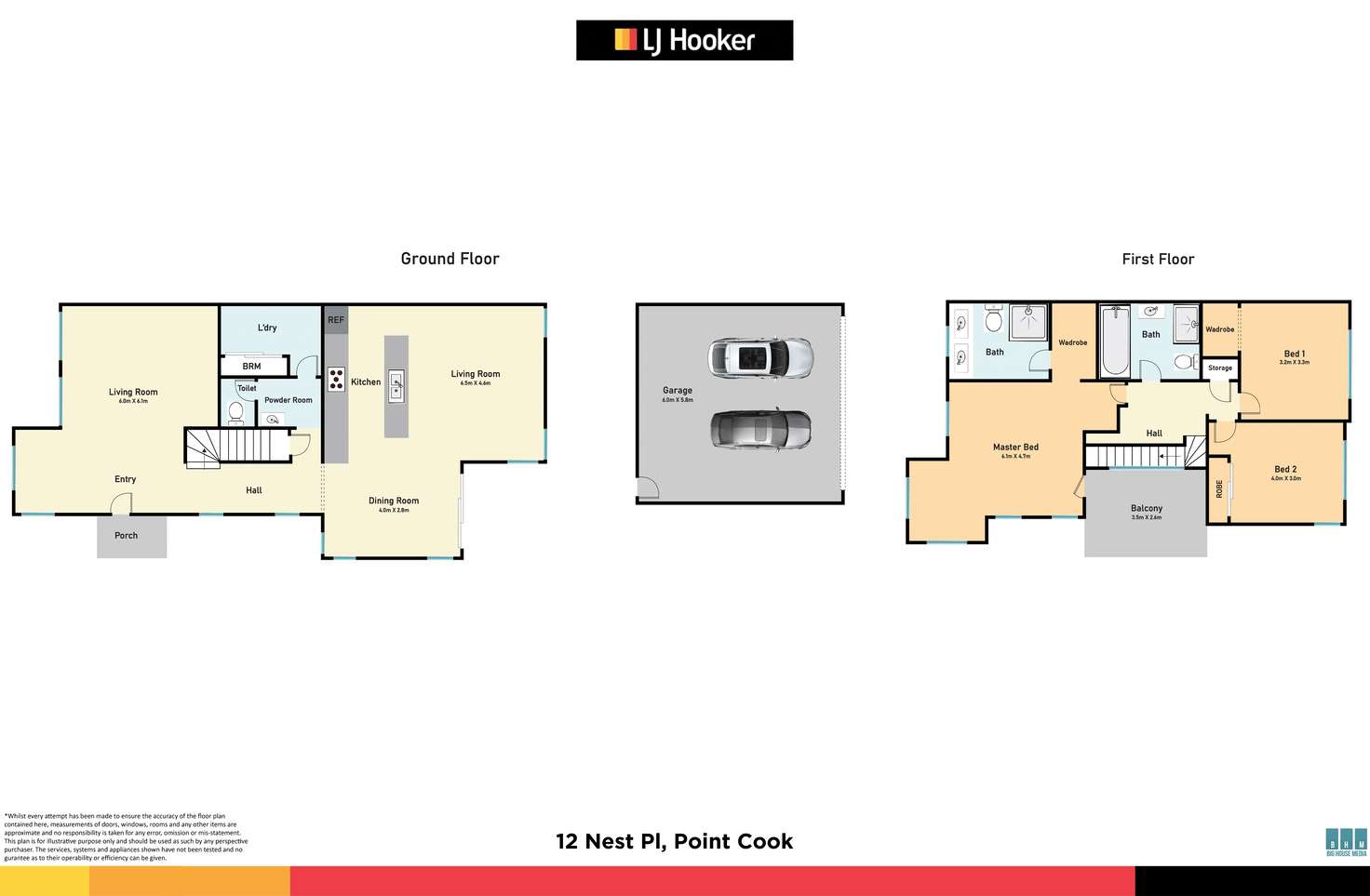 Floorplan of Homely house listing, 12 Nest Place, Point Cook VIC 3030