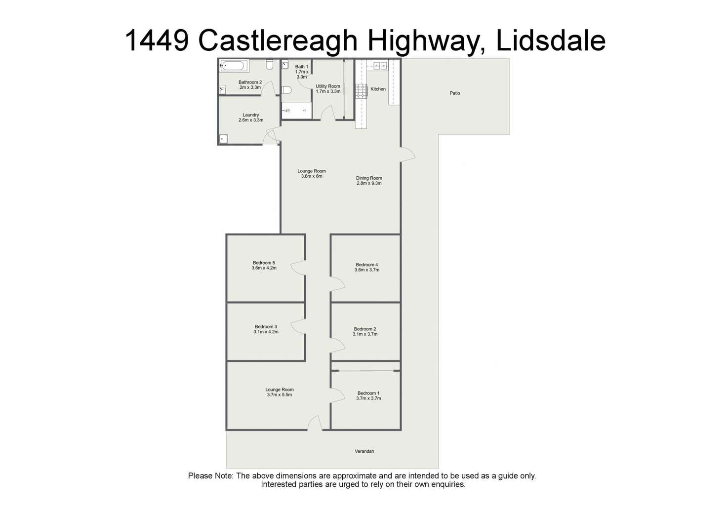 Floorplan of Homely ruralOther listing, 1449 Castlereagh Highway, Lidsdale NSW 2790