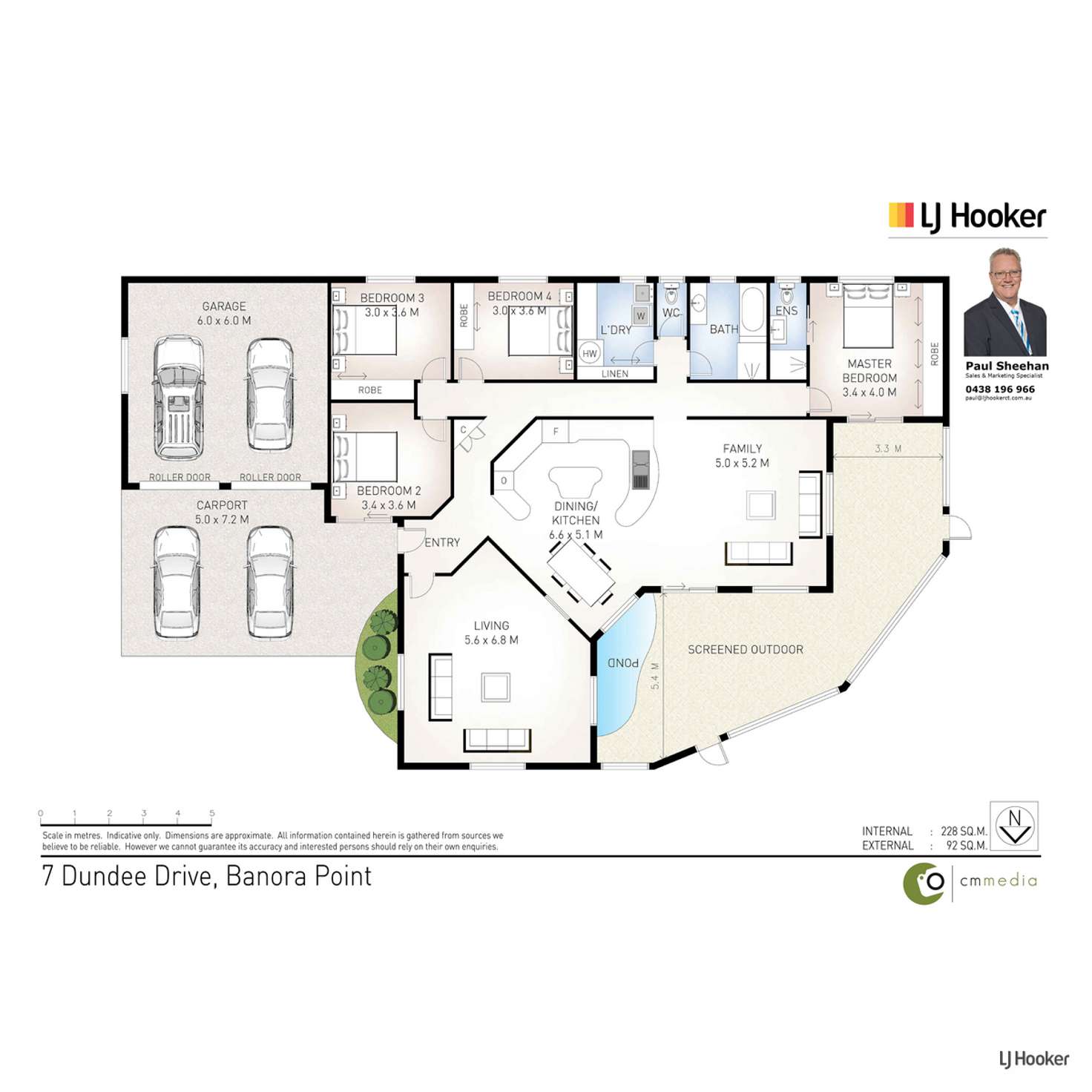 Floorplan of Homely house listing, 7 Dundee Drive, Banora Point NSW 2486