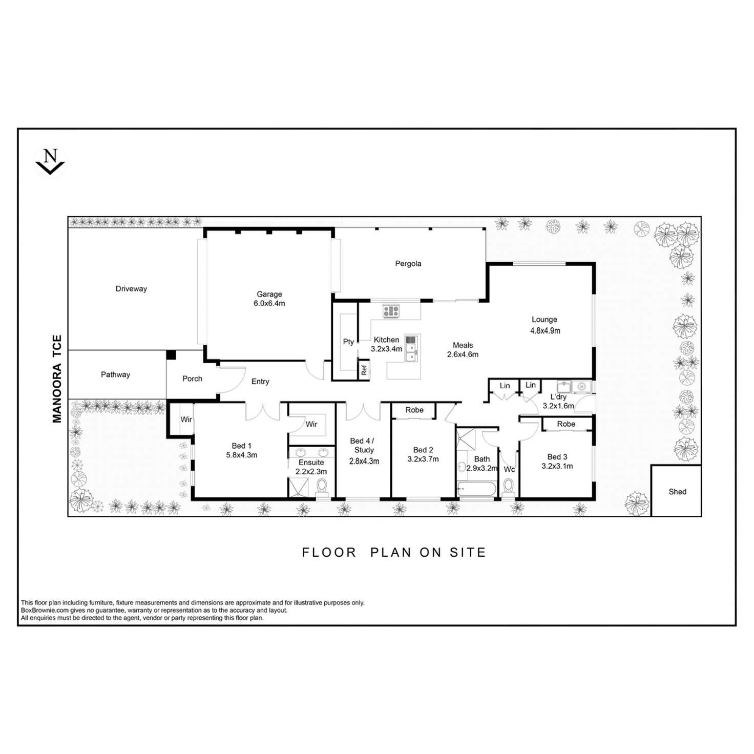 Floorplan of Homely house listing, 12 Manoora Terrace, Point Cook VIC 3030