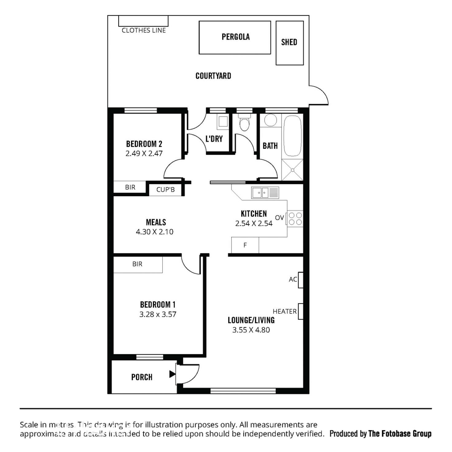 Floorplan of Homely unit listing, 5/7 Trewren Avenue, Rostrevor SA 5073