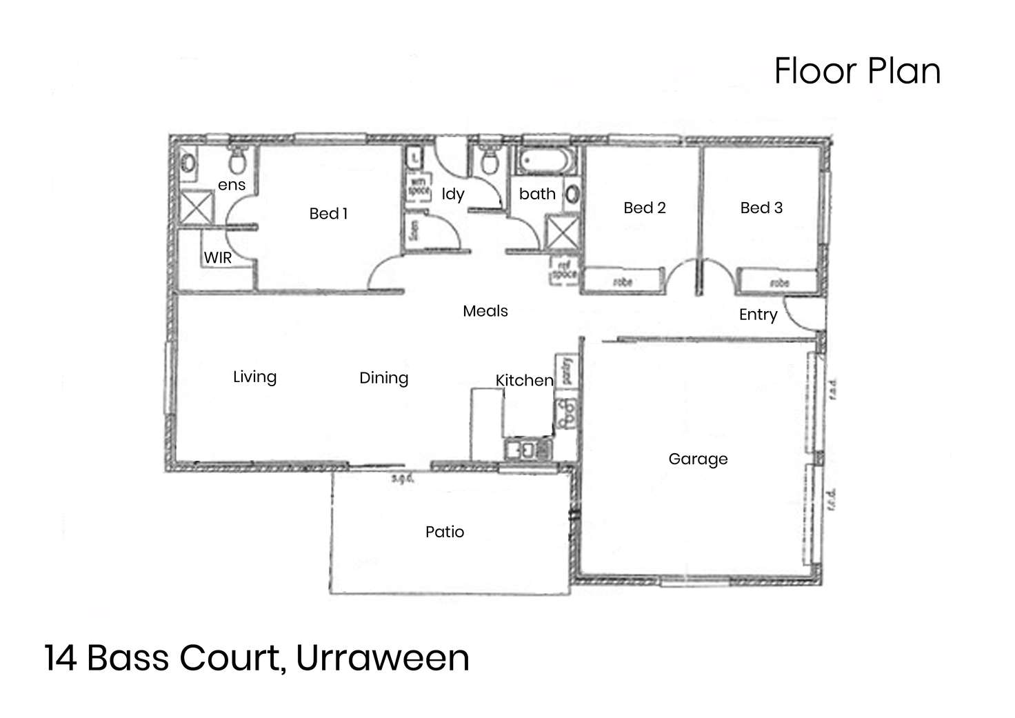 Floorplan of Homely house listing, 14 Bass Court, Urraween QLD 4655