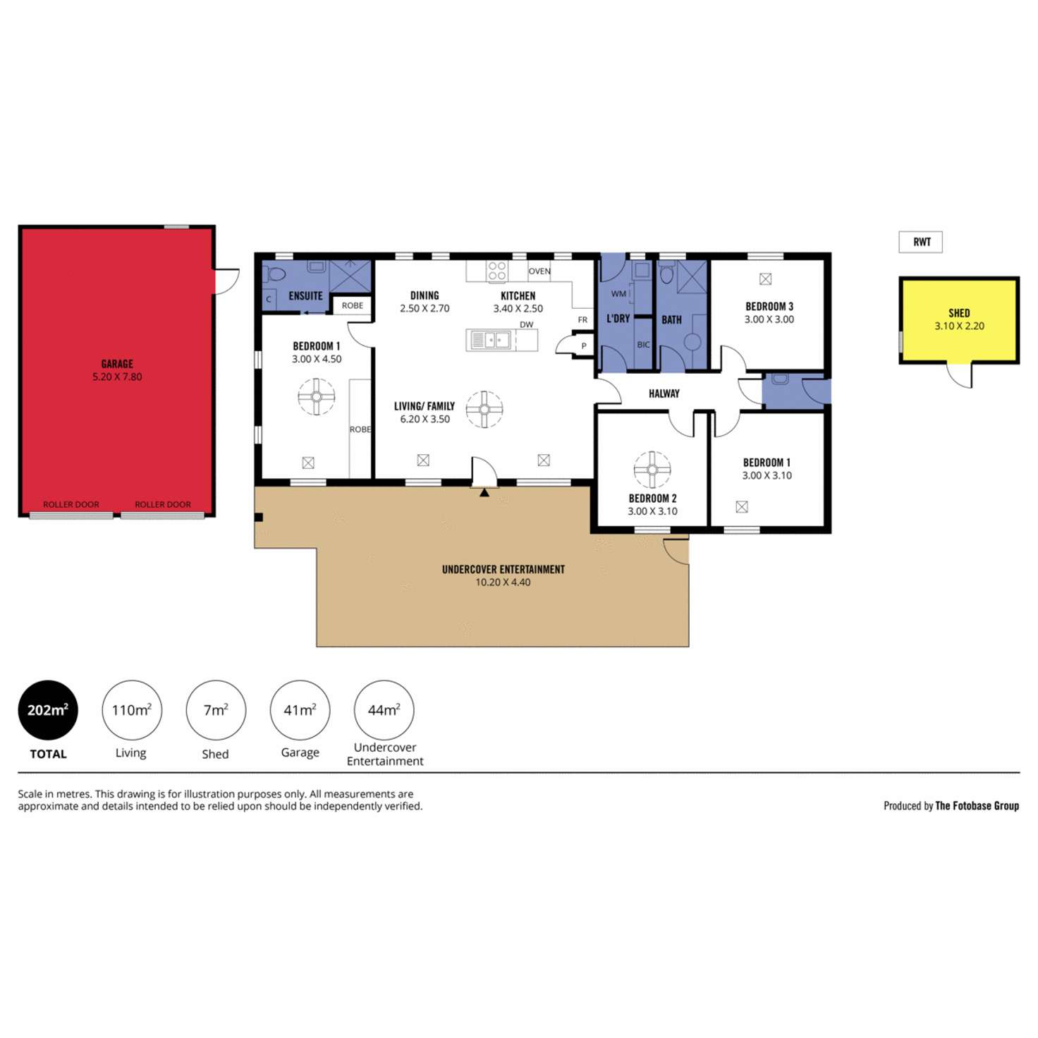 Floorplan of Homely house listing, 15 Fontaine Drive, Sellicks Beach SA 5174