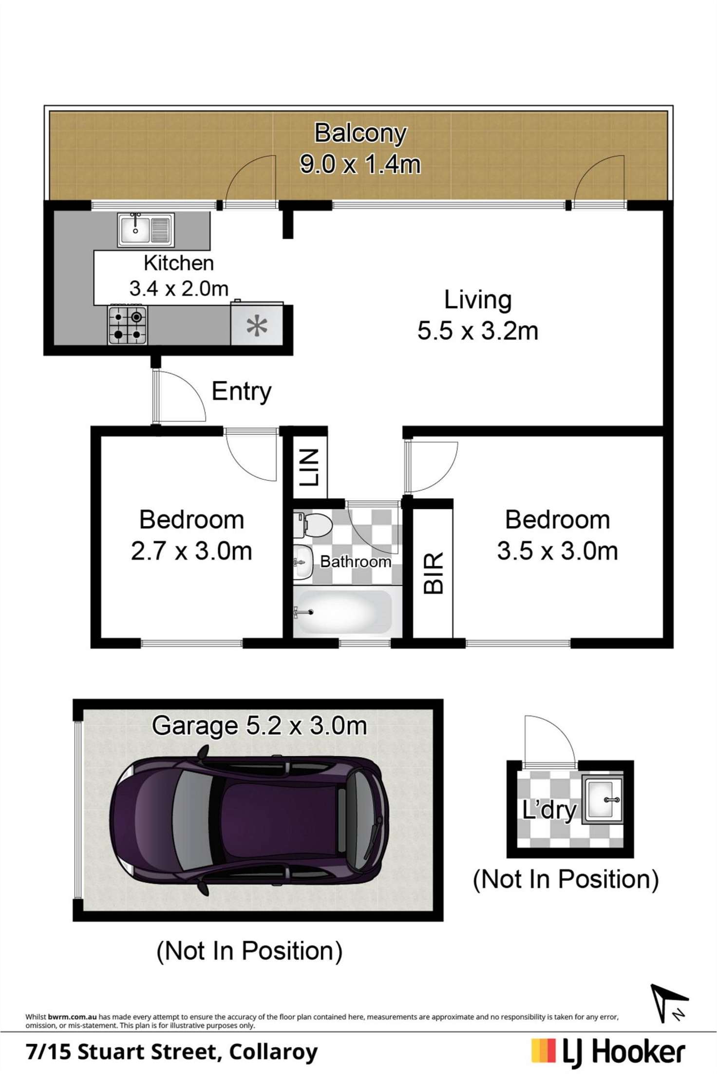 Floorplan of Homely unit listing, 7/15 Stuart Street, Collaroy NSW 2097
