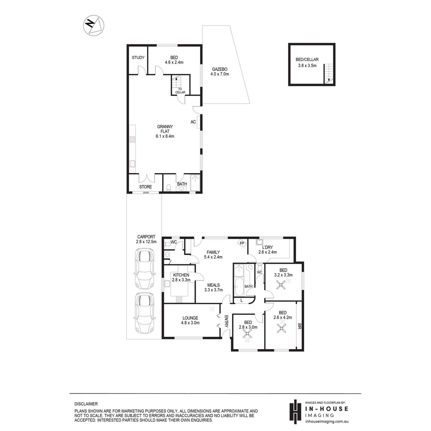 Floorplan of Homely house listing, 24 Sare Street, Hectorville SA 5073