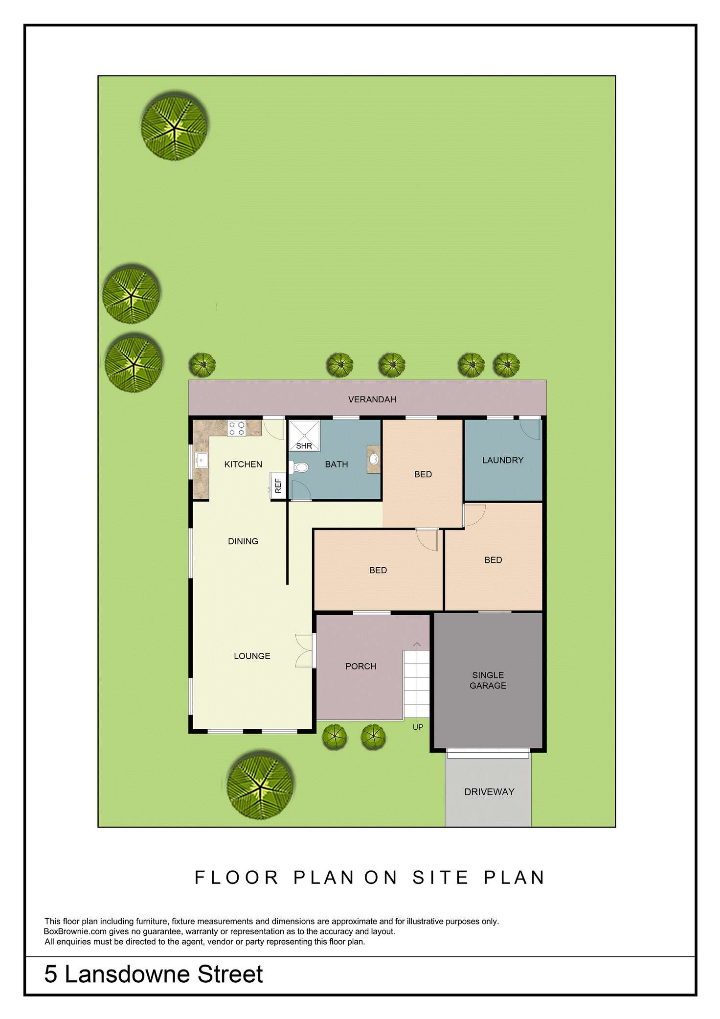 Floorplan of Homely house listing, 5 Lansdowne Street, Young NSW 2594