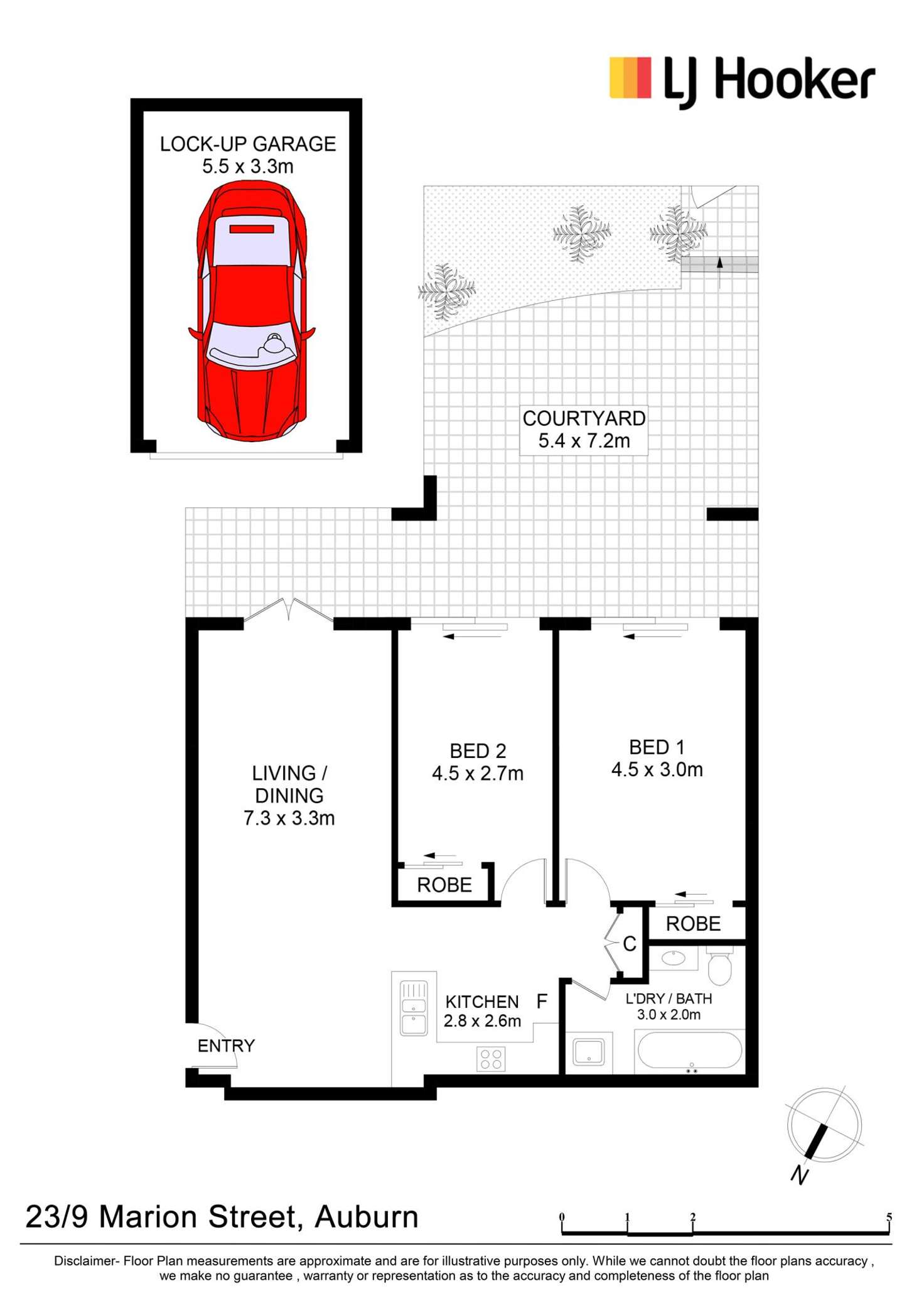 Floorplan of Homely apartment listing, 23/9 Marion St, Auburn NSW 2144