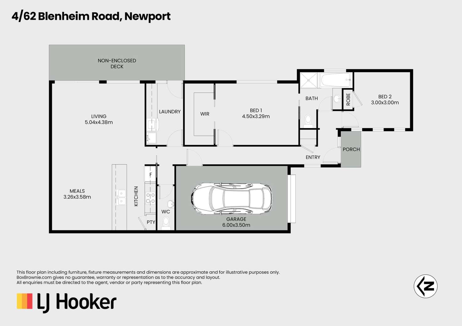 Floorplan of Homely house listing, 4/62 Blenheim Road, Newport VIC 3015