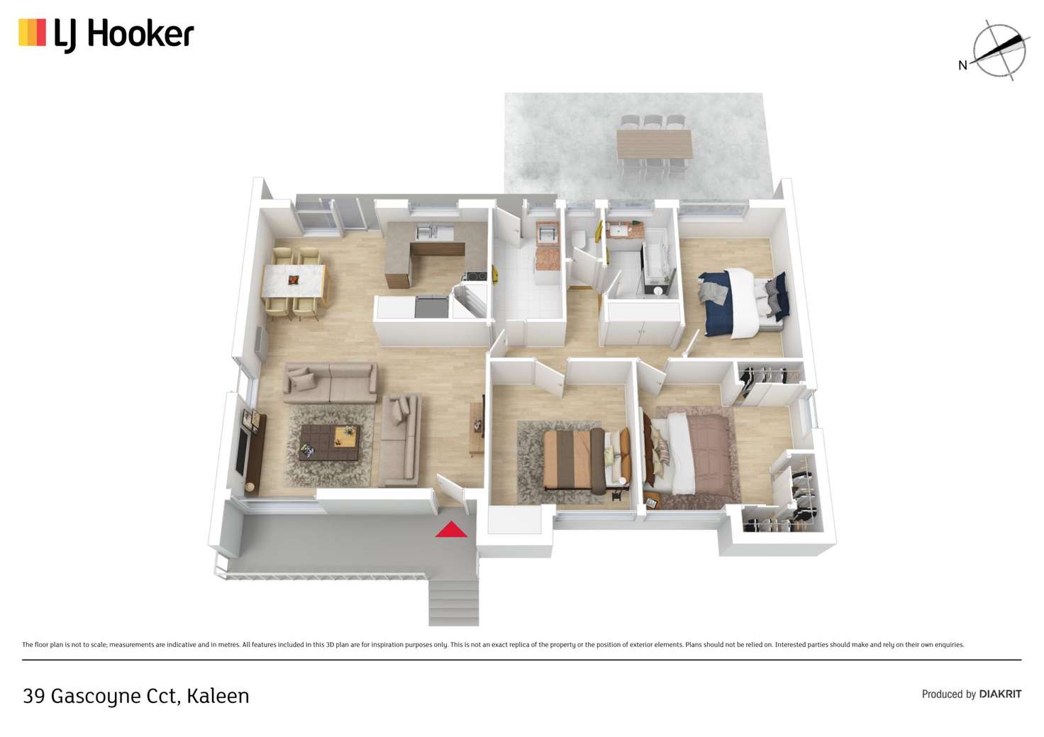 Floorplan of Homely house listing, 39 Gascoyne Circuit, Kaleen ACT 2617