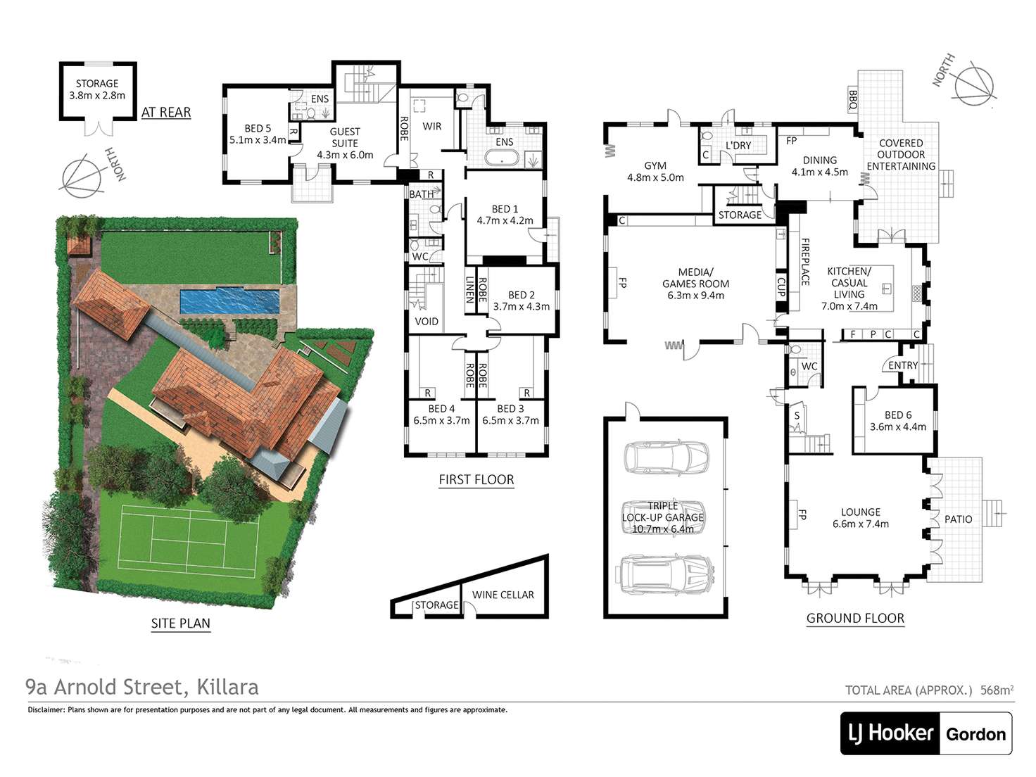 Floorplan of Homely house listing, 9A Arnold St, Killara NSW 2071