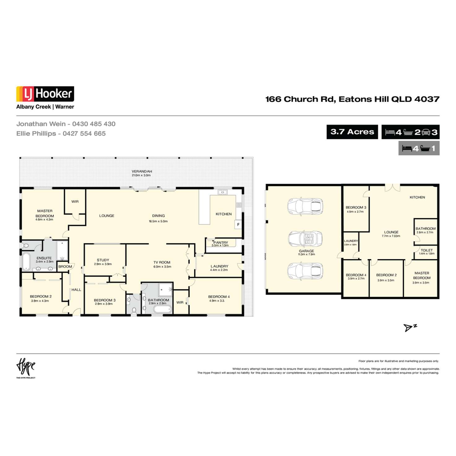 Floorplan of Homely house listing, 166 Church Road, Eatons Hill QLD 4037