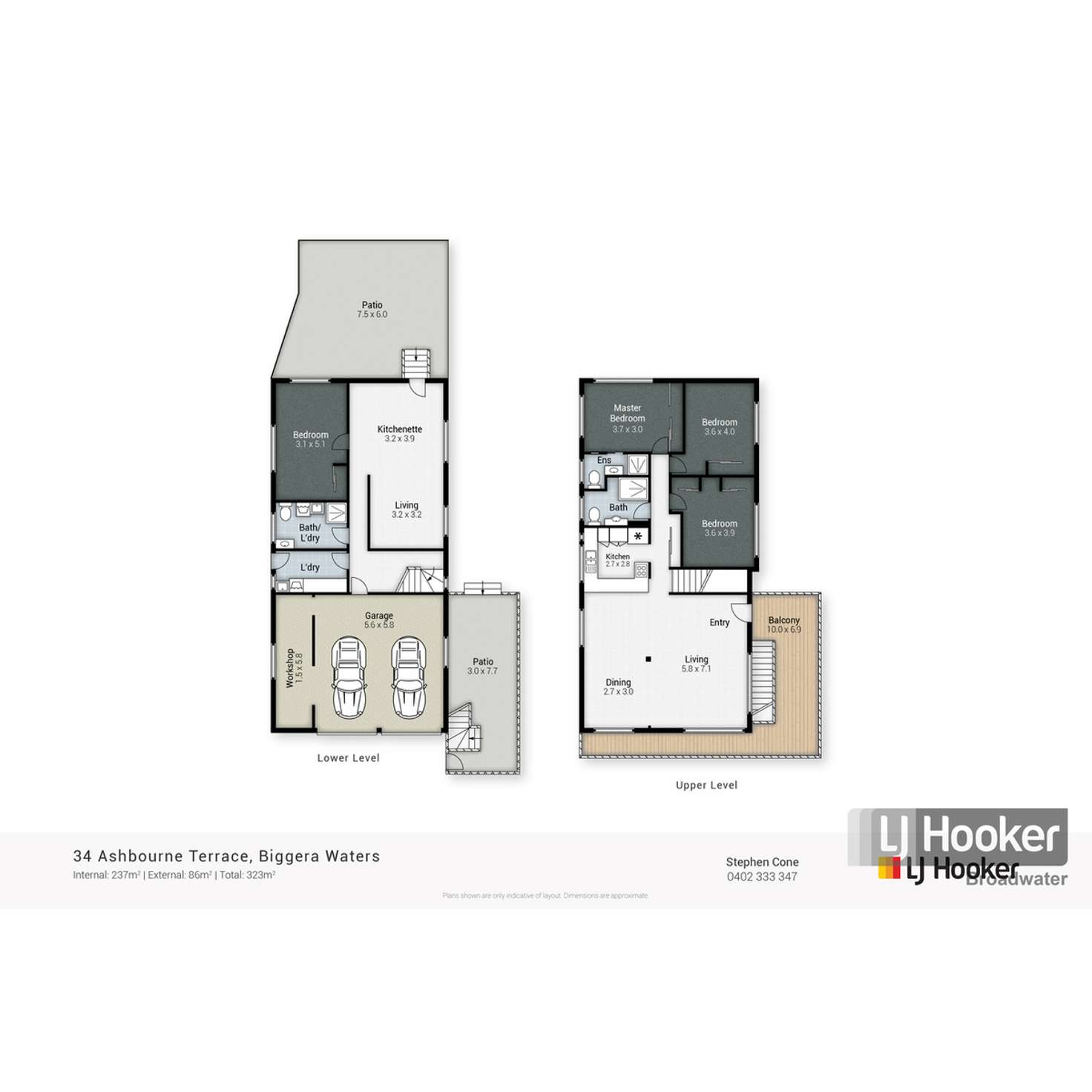 Floorplan of Homely house listing, 34 Ashbourne Terrace, Biggera Waters QLD 4216