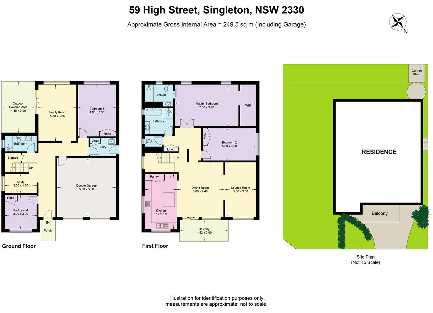 Floorplan of Homely house listing, 59 High Street, Singleton NSW 2330