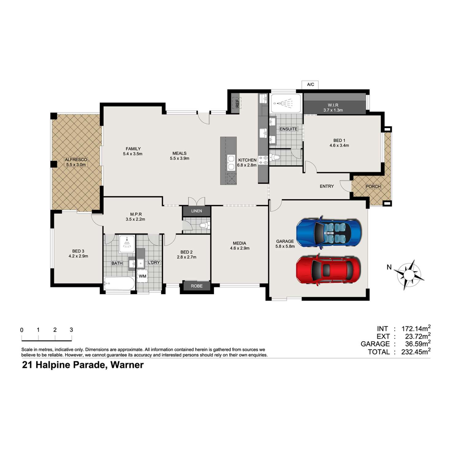 Floorplan of Homely house listing, 21 Halpine Parade, Warner QLD 4500