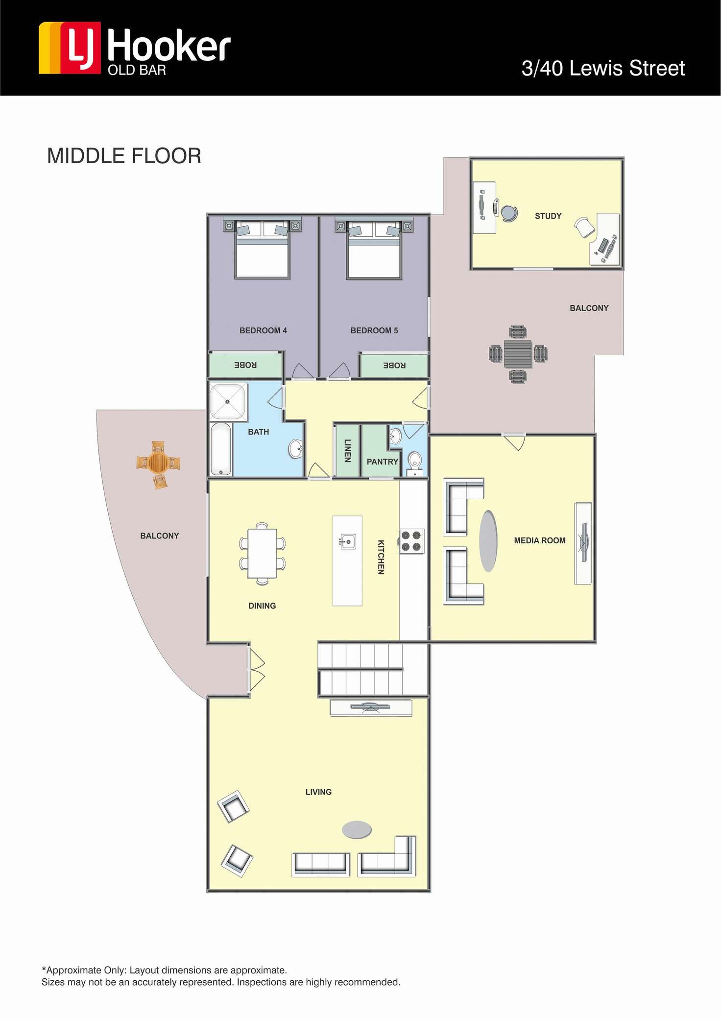 Floorplan of Homely house listing, 3/40 Lewis Street, Old Bar NSW 2430