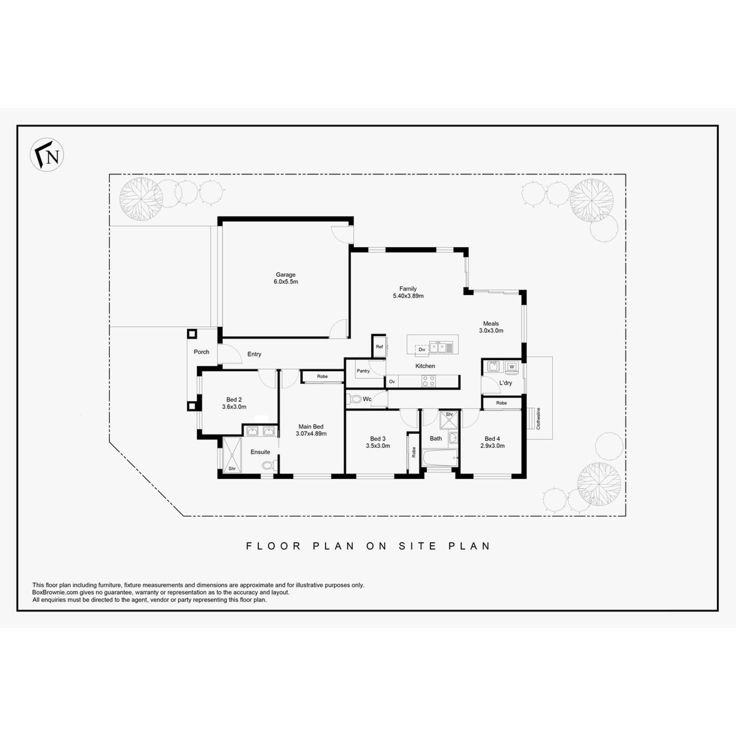 Floorplan of Homely house listing, 10 Bowling Avenue, Point Cook VIC 3030