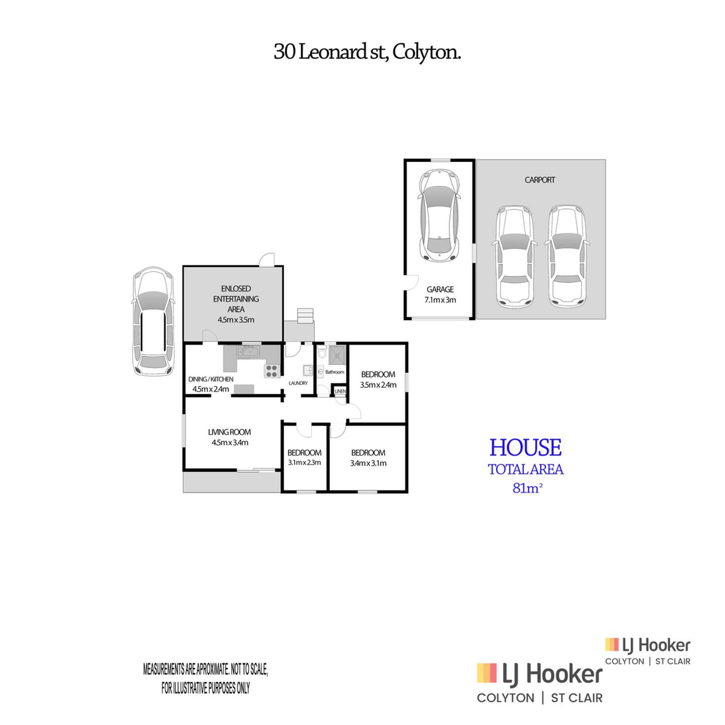 Floorplan of Homely house listing, 30 Leonard Street, Colyton NSW 2760