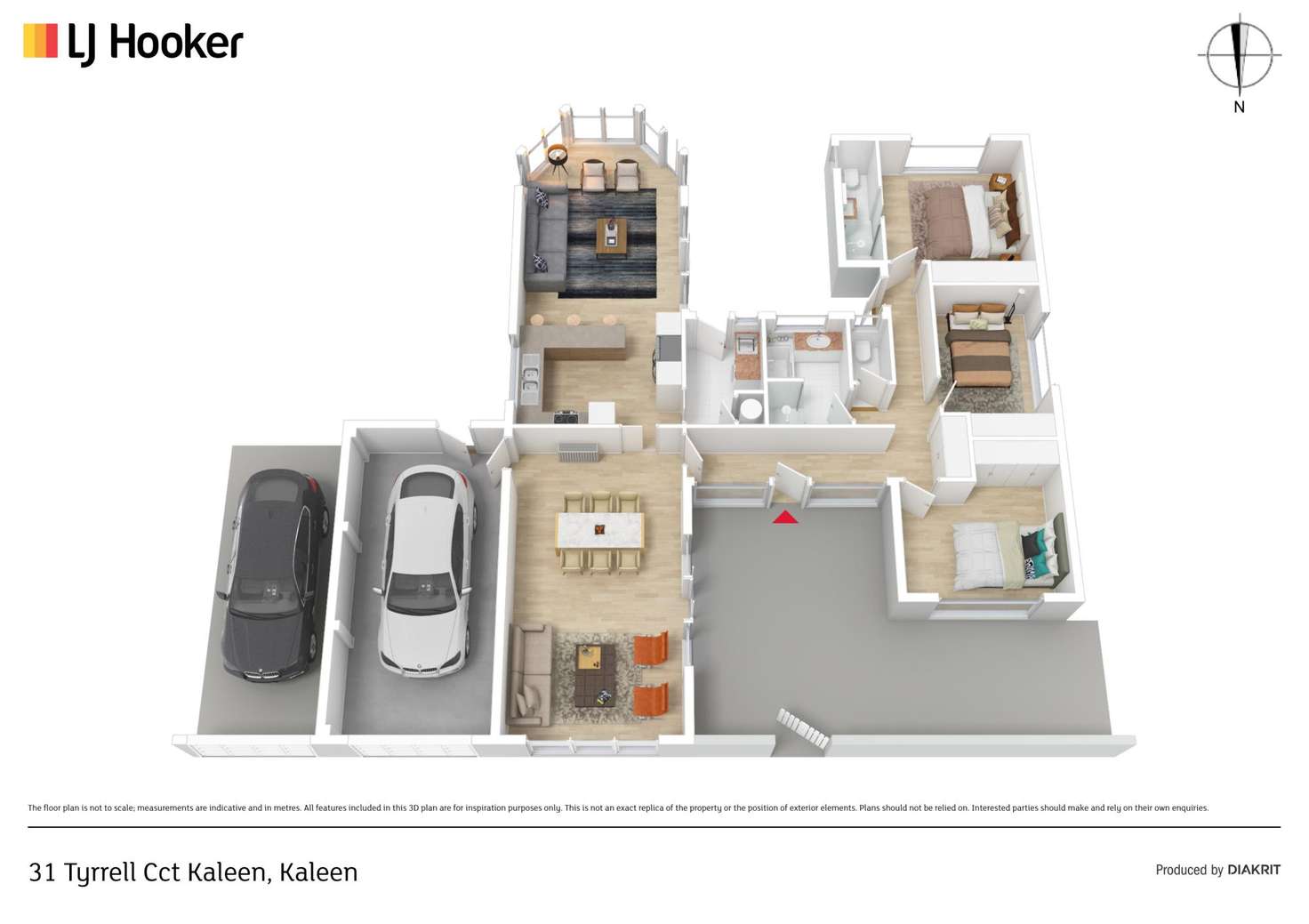 Floorplan of Homely house listing, 31 Tyrrell Circuit, Kaleen ACT 2617