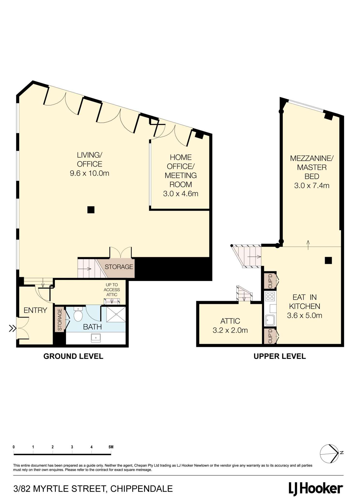 Floorplan of Homely apartment listing, 3/82 Myrtle Street, Chippendale NSW 2008
