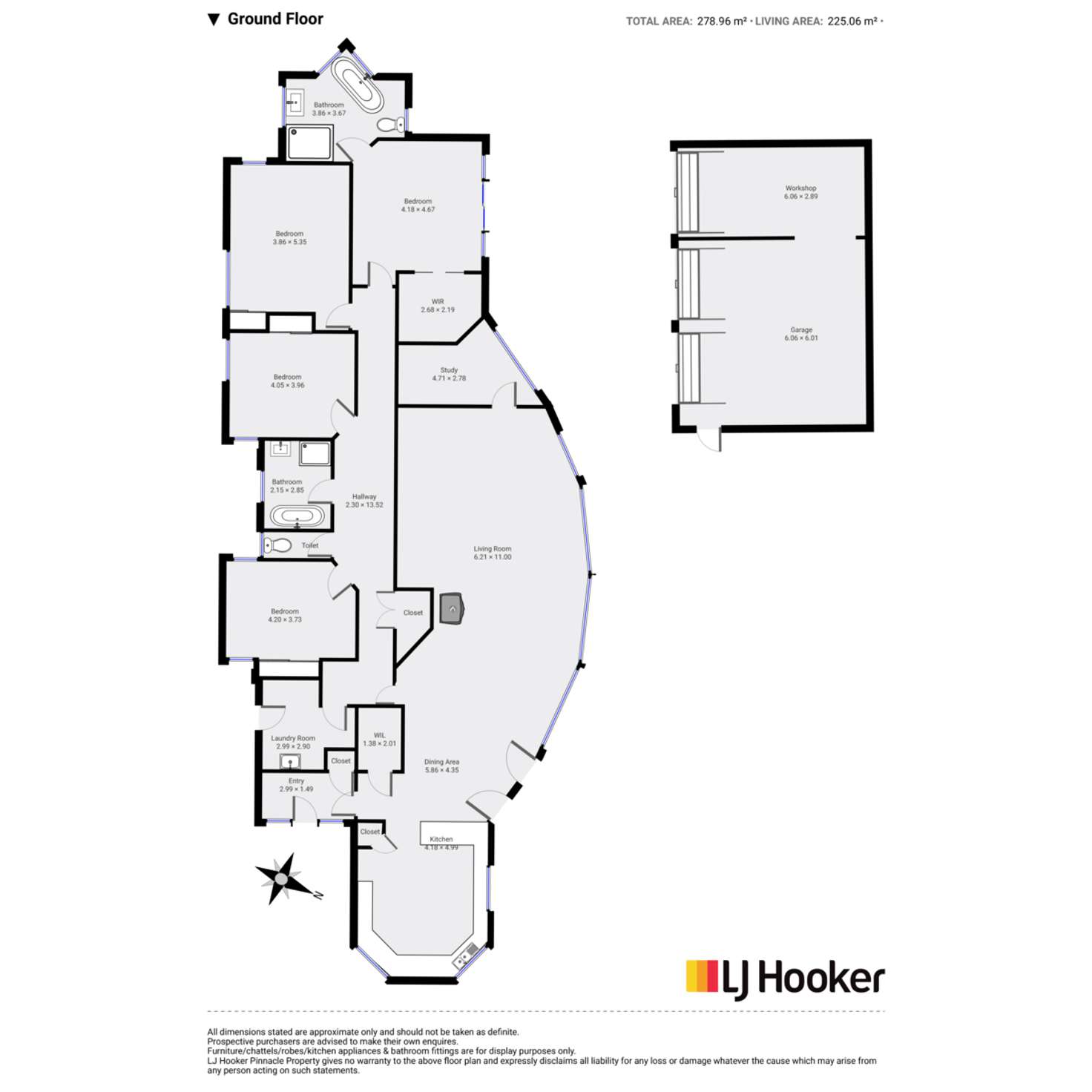 Floorplan of Homely acreageSemiRural listing, 410 Allens Rivulet Road, Allens Rivulet TAS 7150