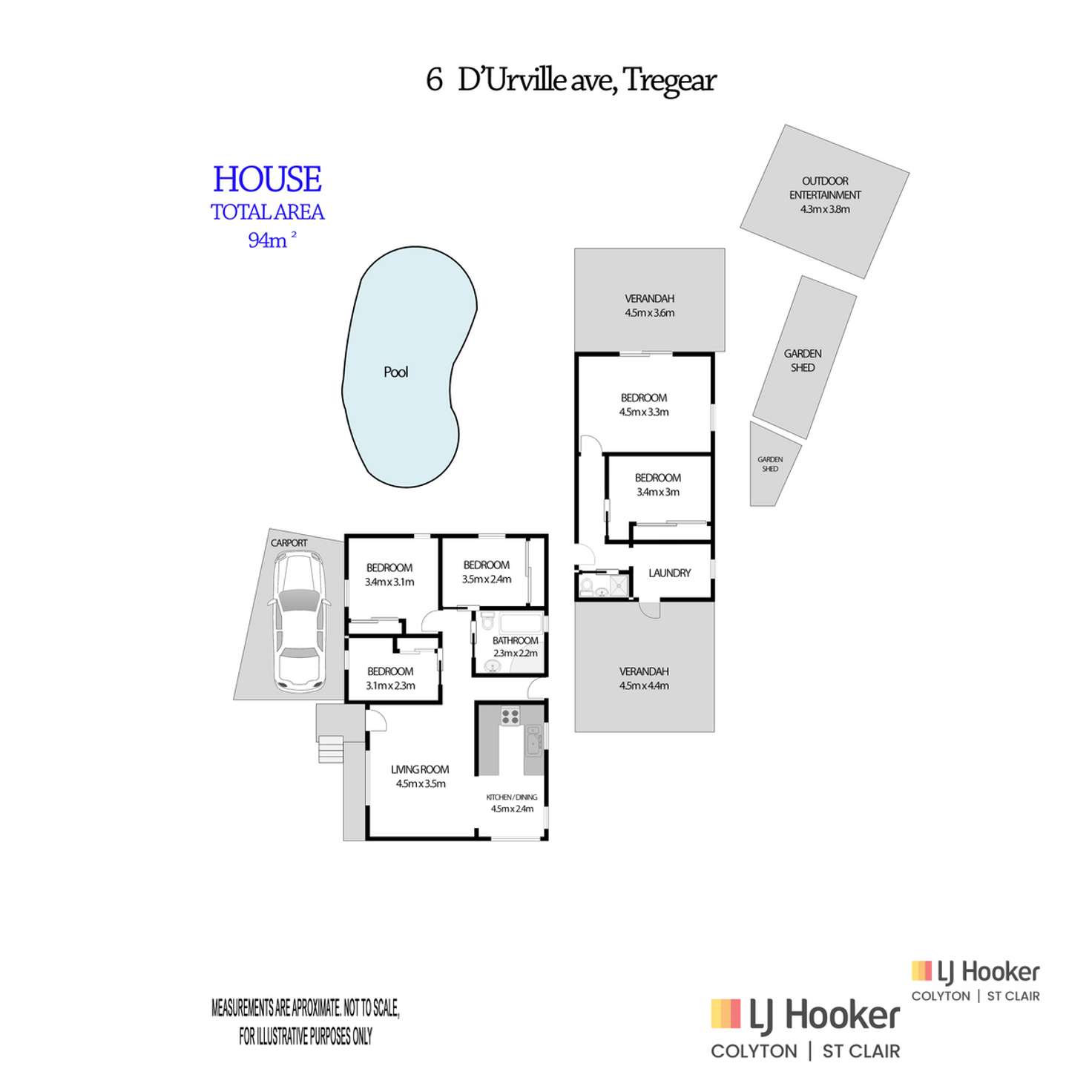 Floorplan of Homely house listing, 6 D'urville, Tregear NSW 2770