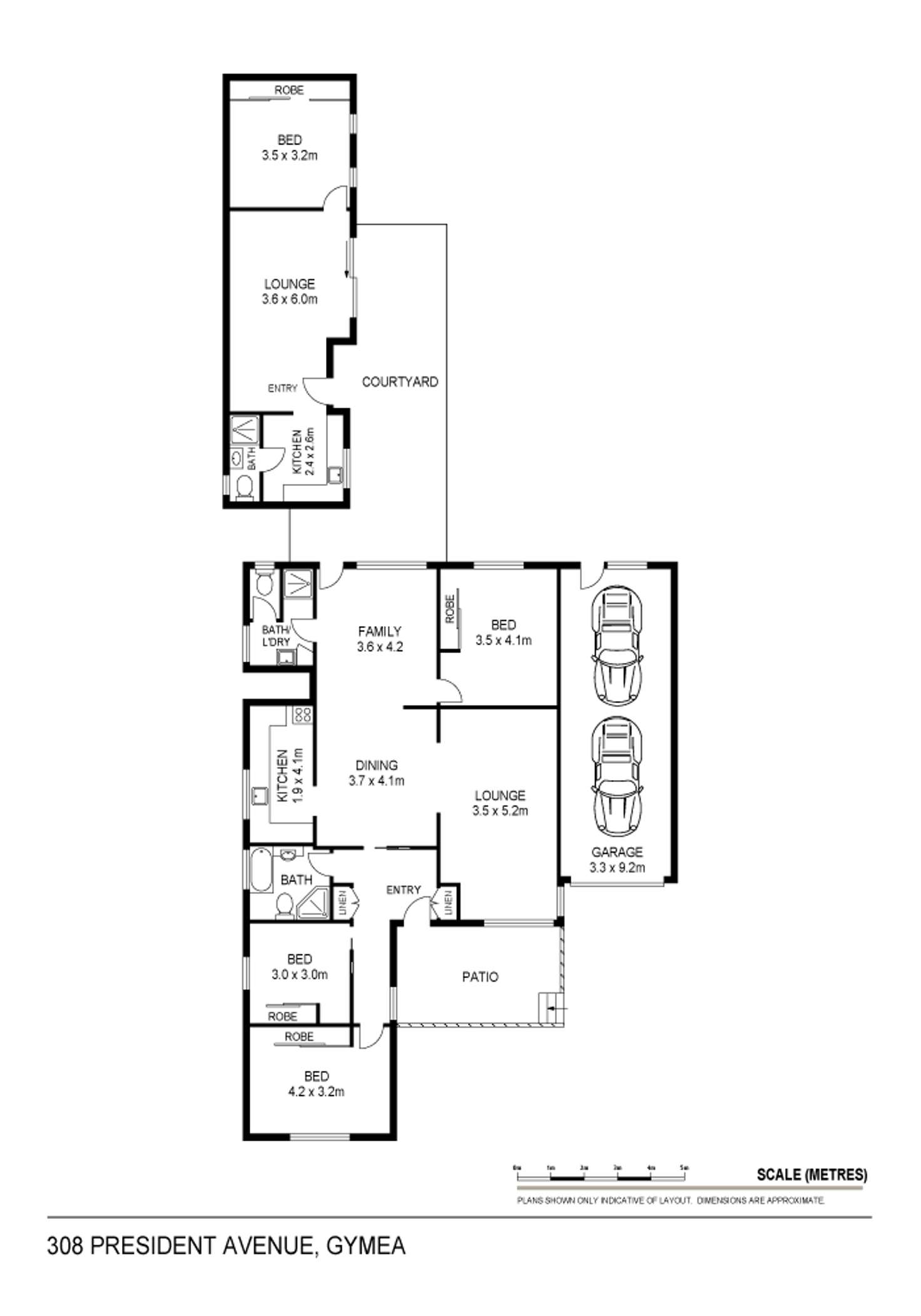 Floorplan of Homely house listing, 308 President Avenue, Gymea NSW 2227