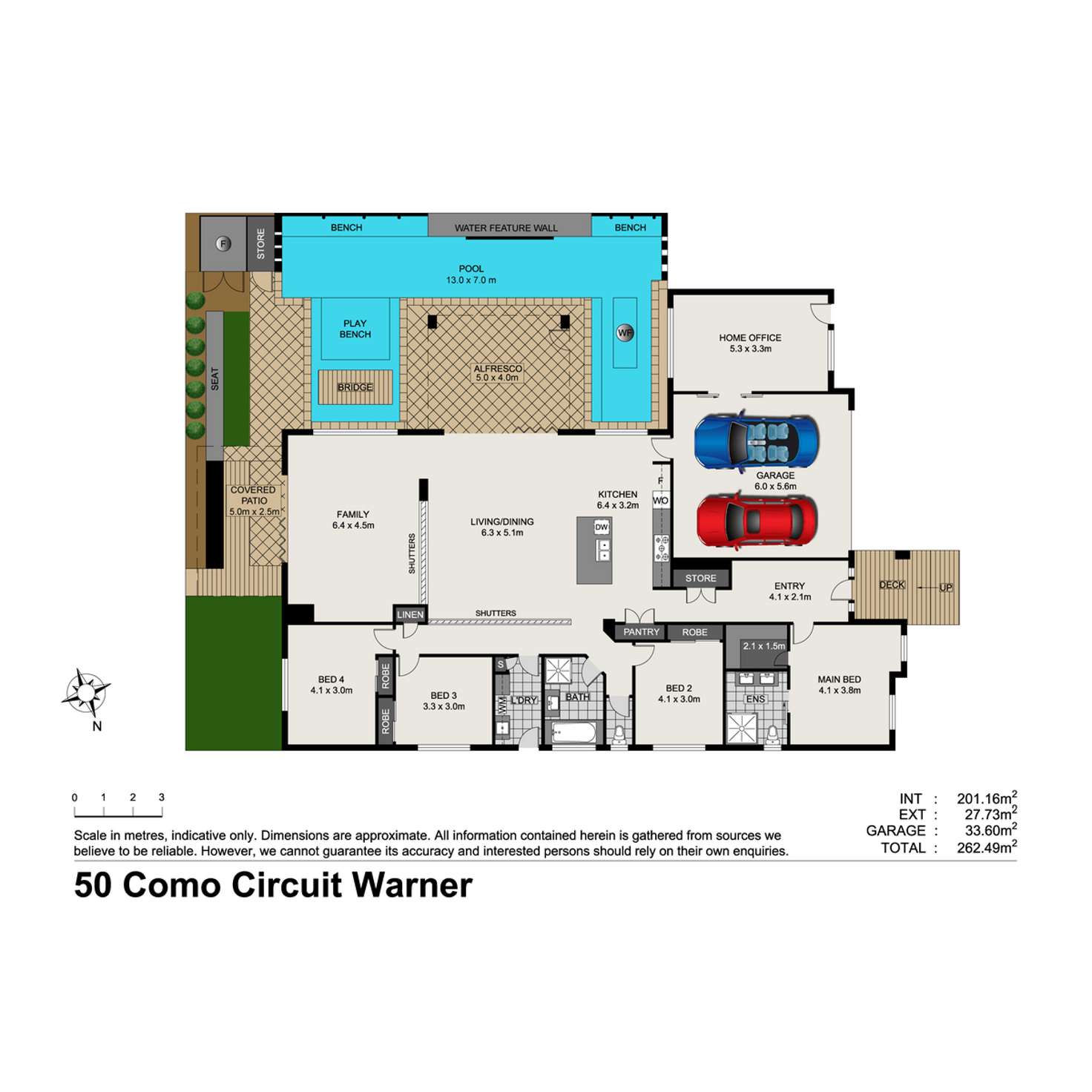 Floorplan of Homely house listing, 50 Como Circuit, Warner QLD 4500