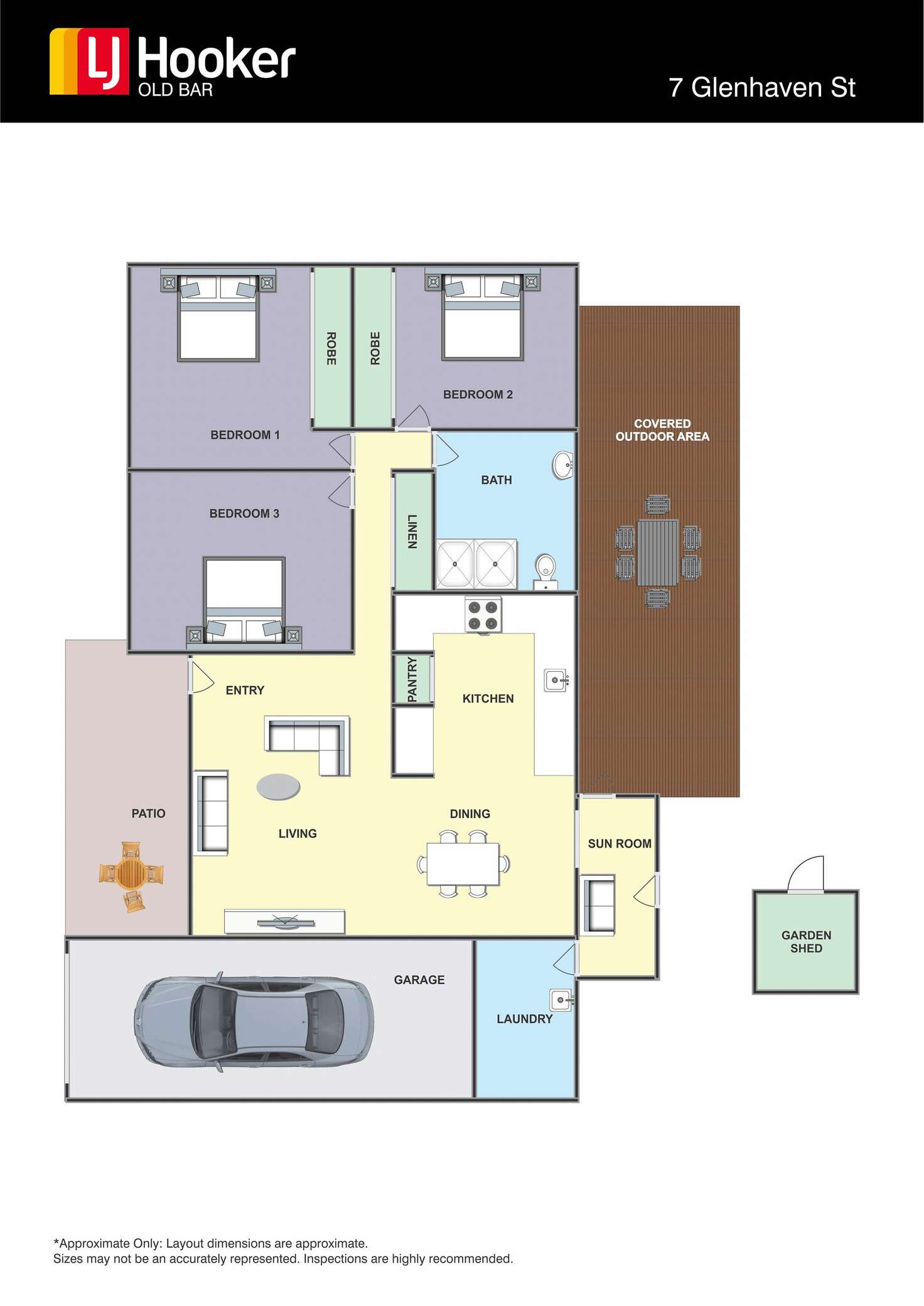 Floorplan of Homely house listing, 7 Glenhaven Street, Taree NSW 2430