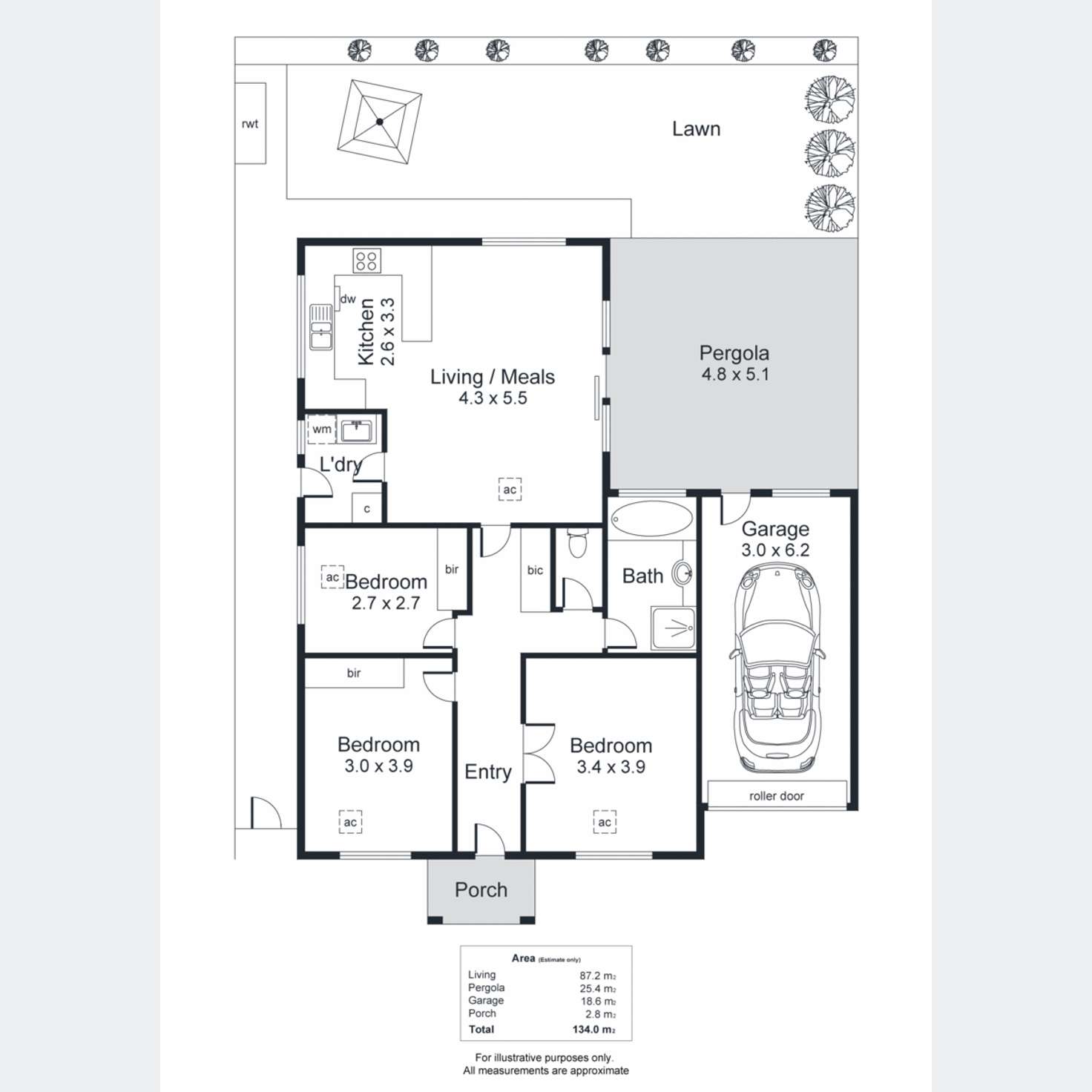 Floorplan of Homely house listing, 1 Gove Road, Enfield SA 5085