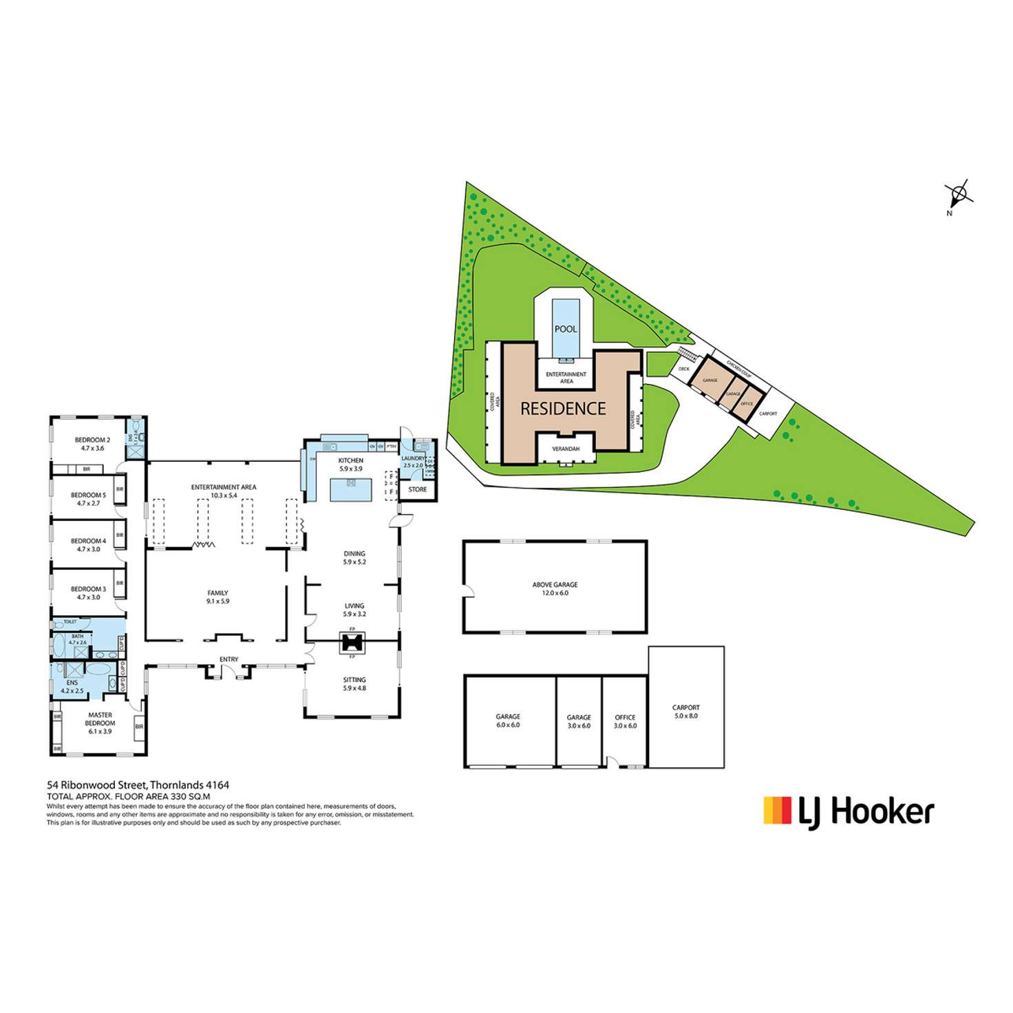 Floorplan of Homely house listing, 54 Ribonwood Street, Thornlands QLD 4164