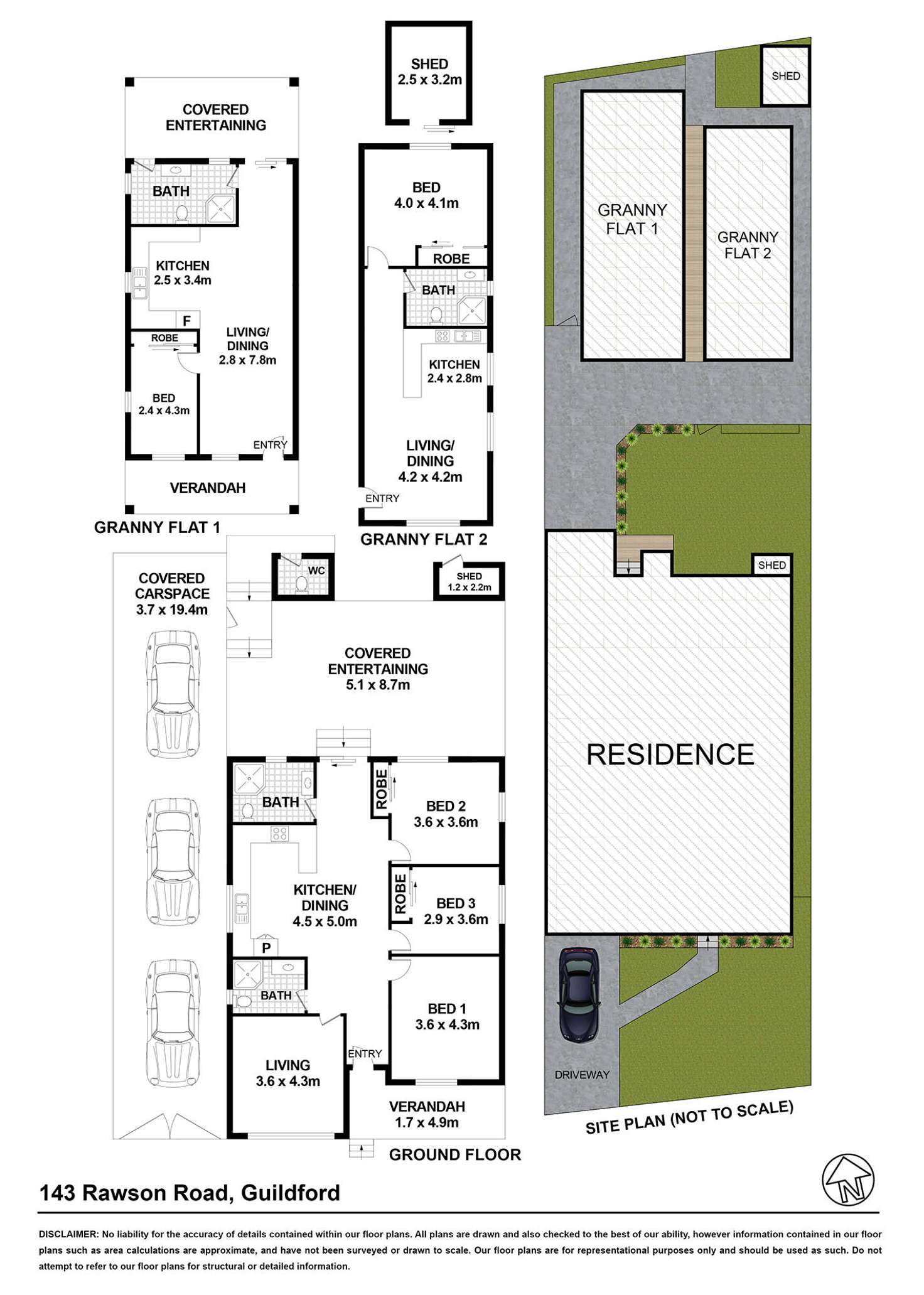 Floorplan of Homely house listing, 143 Rawson Road, Guildford NSW 2161