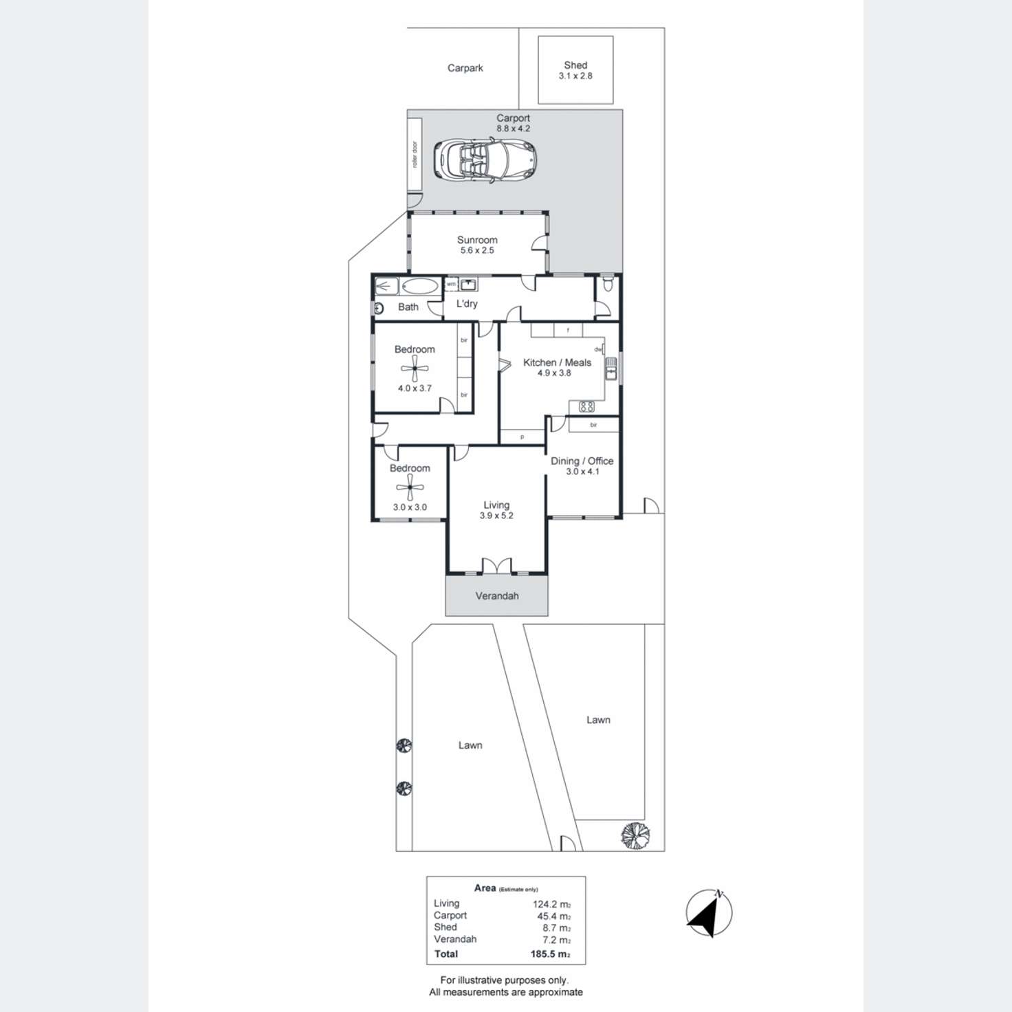 Floorplan of Homely house listing, 6 Cliff Street, Glenelg East SA 5045