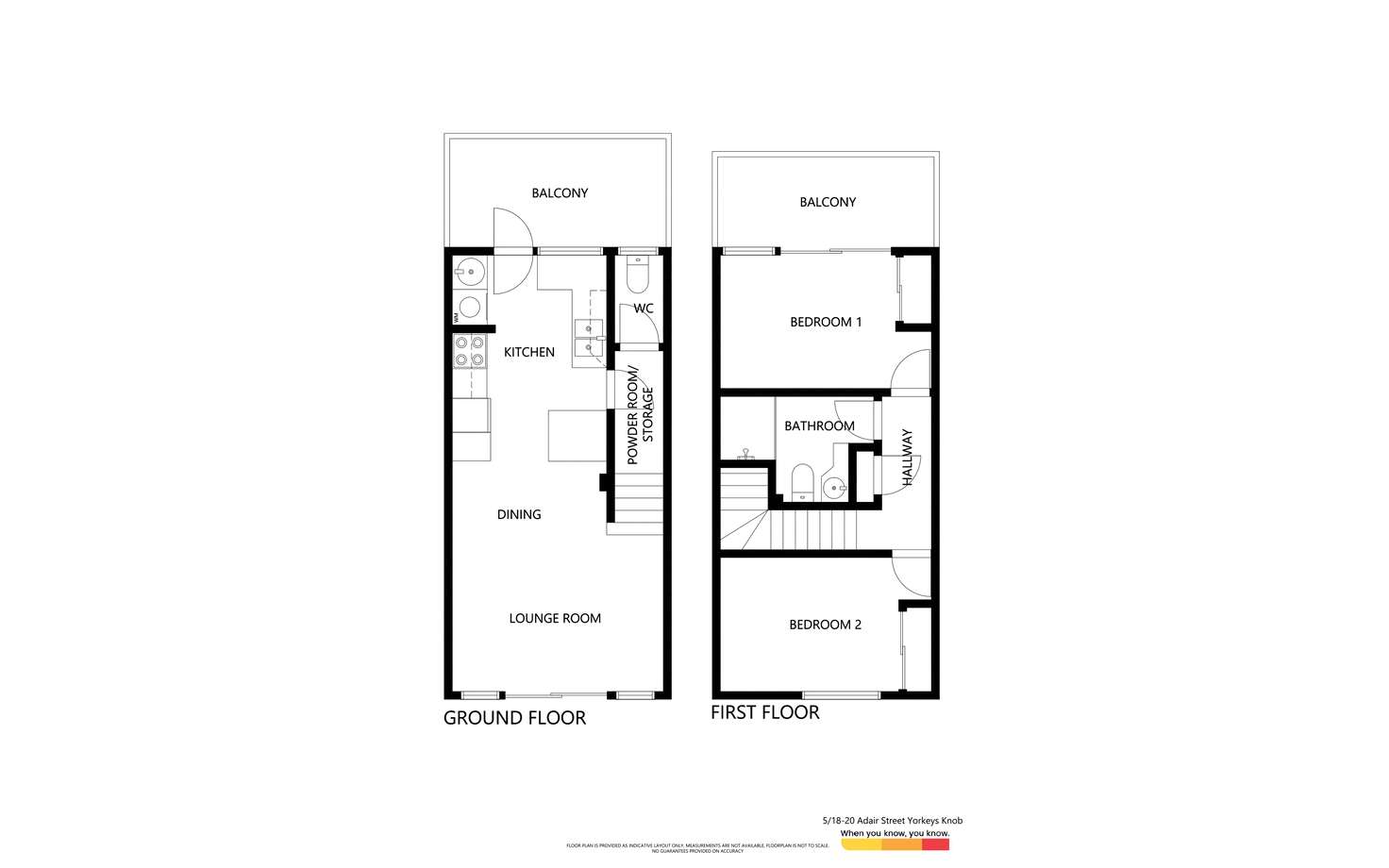 Floorplan of Homely townhouse listing, 5/18-20 Adair Street, Yorkeys Knob QLD 4878