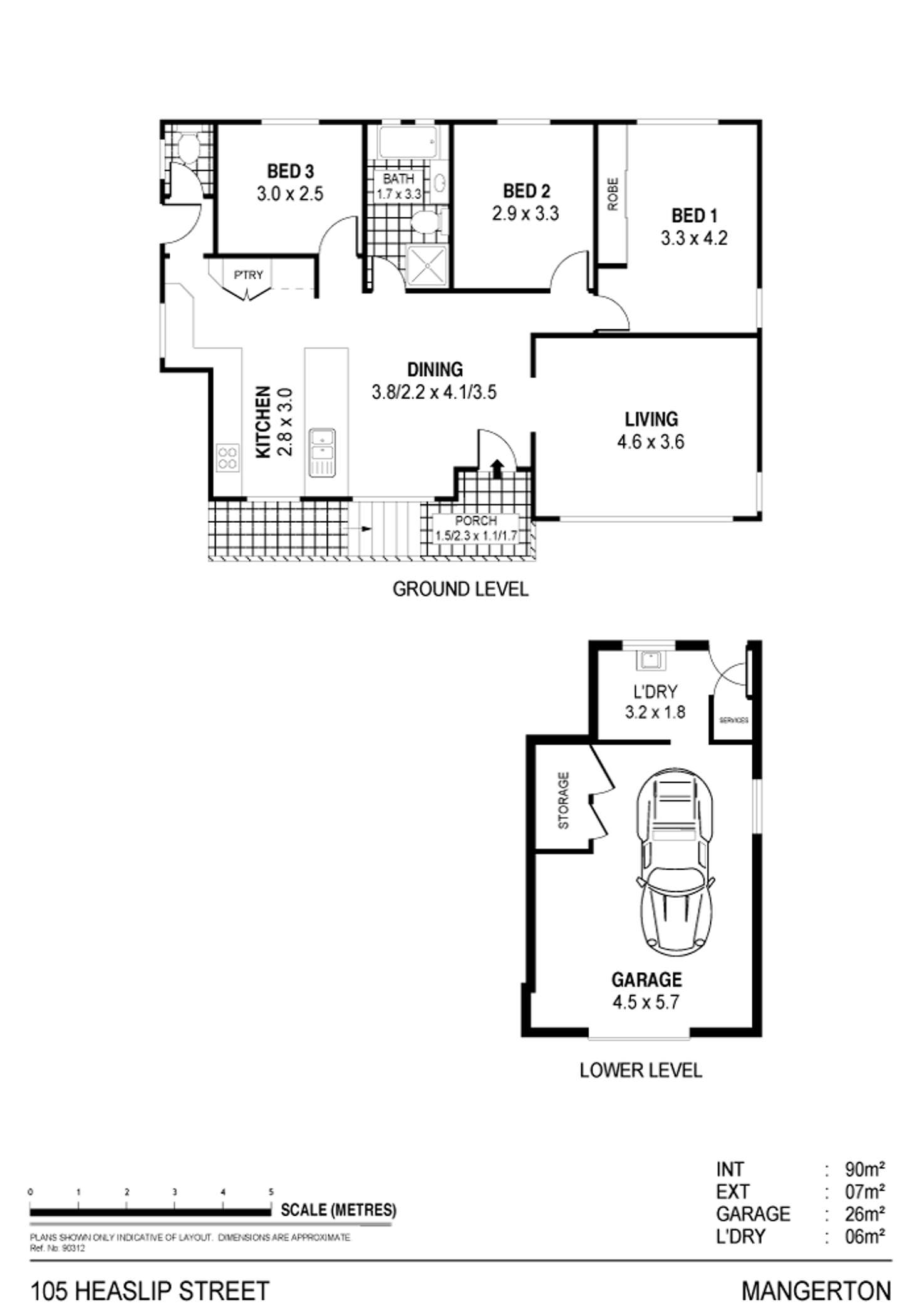 Floorplan of Homely house listing, 105 Heaslip Street, Mangerton NSW 2500
