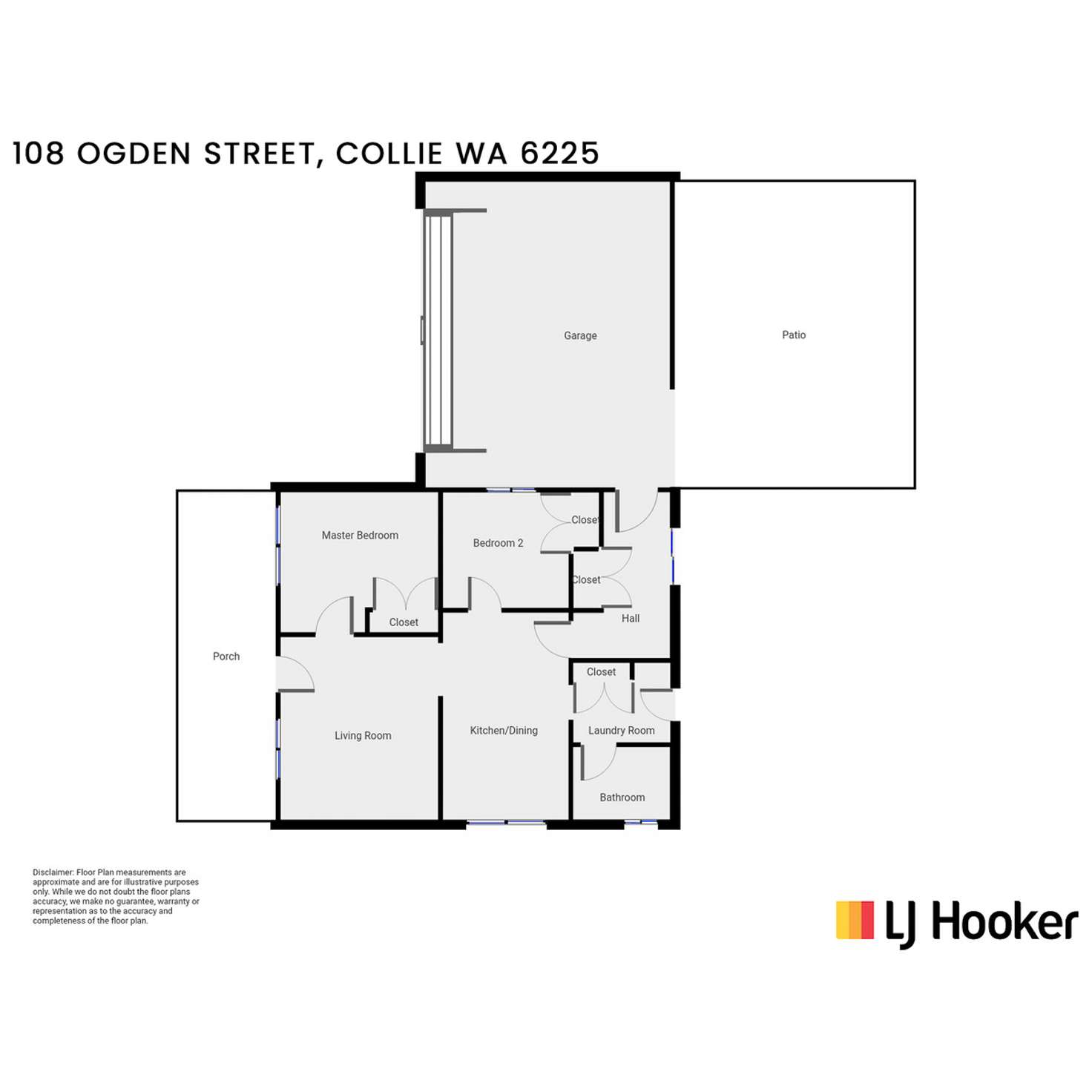Floorplan of Homely house listing, 108 Ogden Street, Collie WA 6225