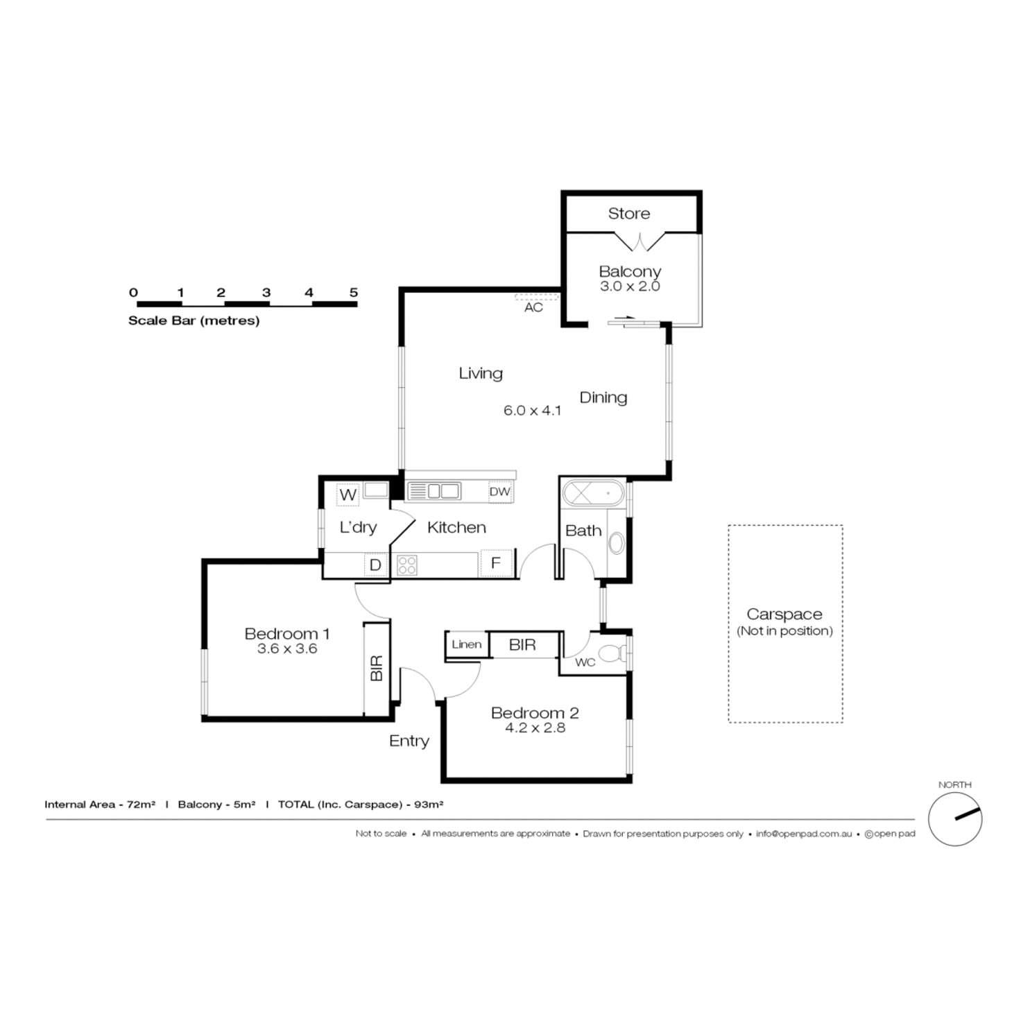 Floorplan of Homely apartment listing, 21/62 Bronte Street, East Perth WA 6004