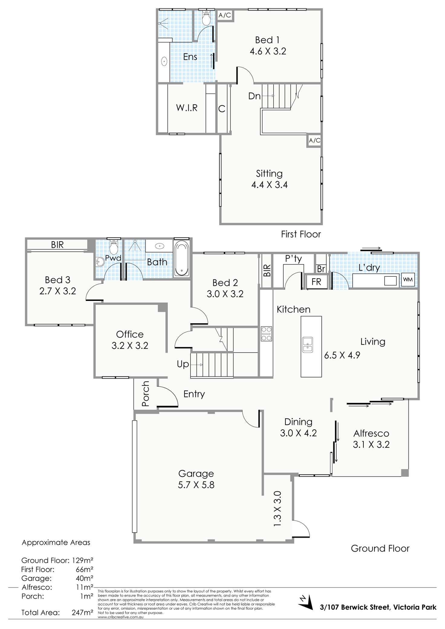 Floorplan of Homely house listing, 3/107 Berwick Street, Victoria Park WA 6100