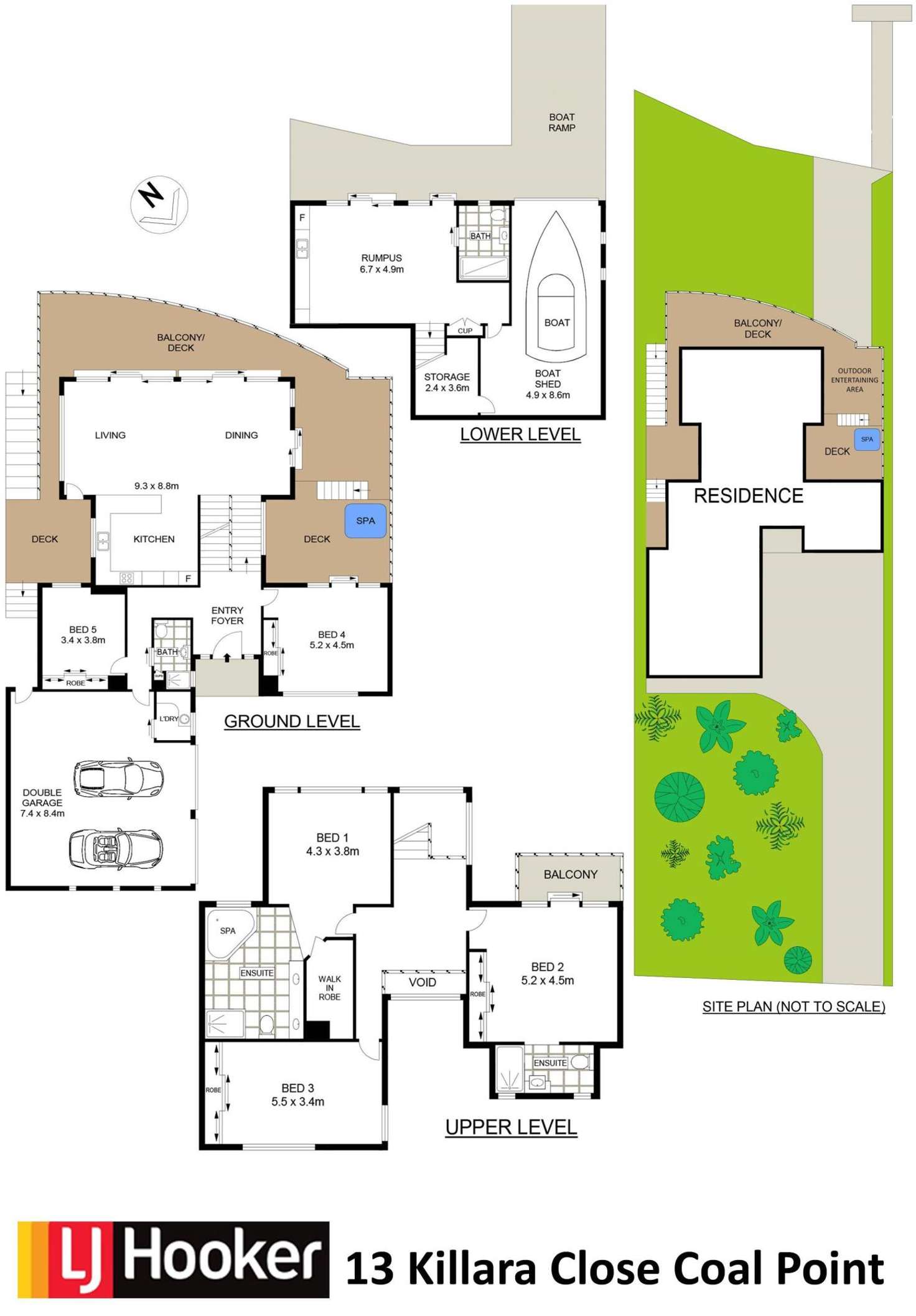 Floorplan of Homely house listing, 13 Killara Close, Coal Point NSW 2283