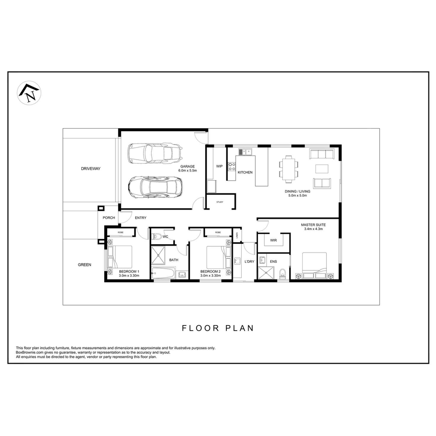 Floorplan of Homely house listing, 85 Connor Street, Bacchus Marsh VIC 3340