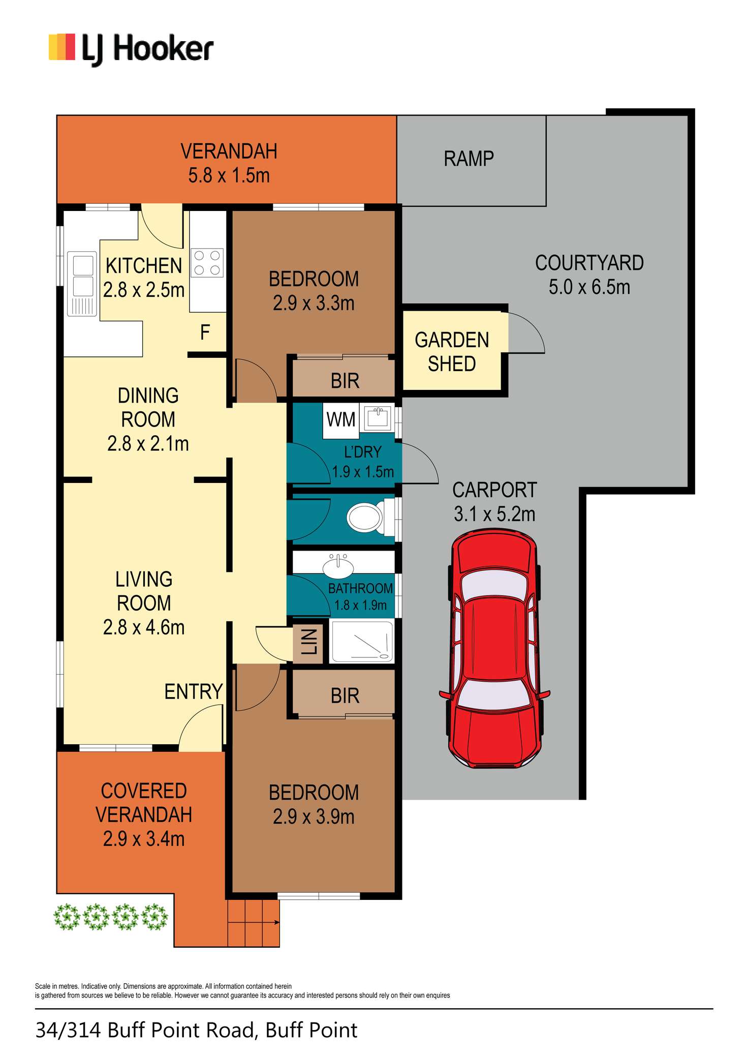 Floorplan of Homely retirement listing, 34/314 Buff Point Avenue, Buff Point NSW 2262