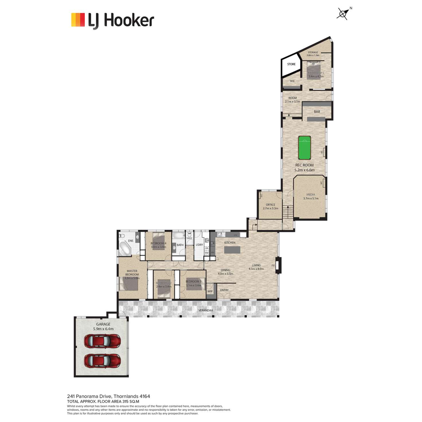 Floorplan of Homely house listing, 241 Panorama Drive, Thornlands QLD 4164