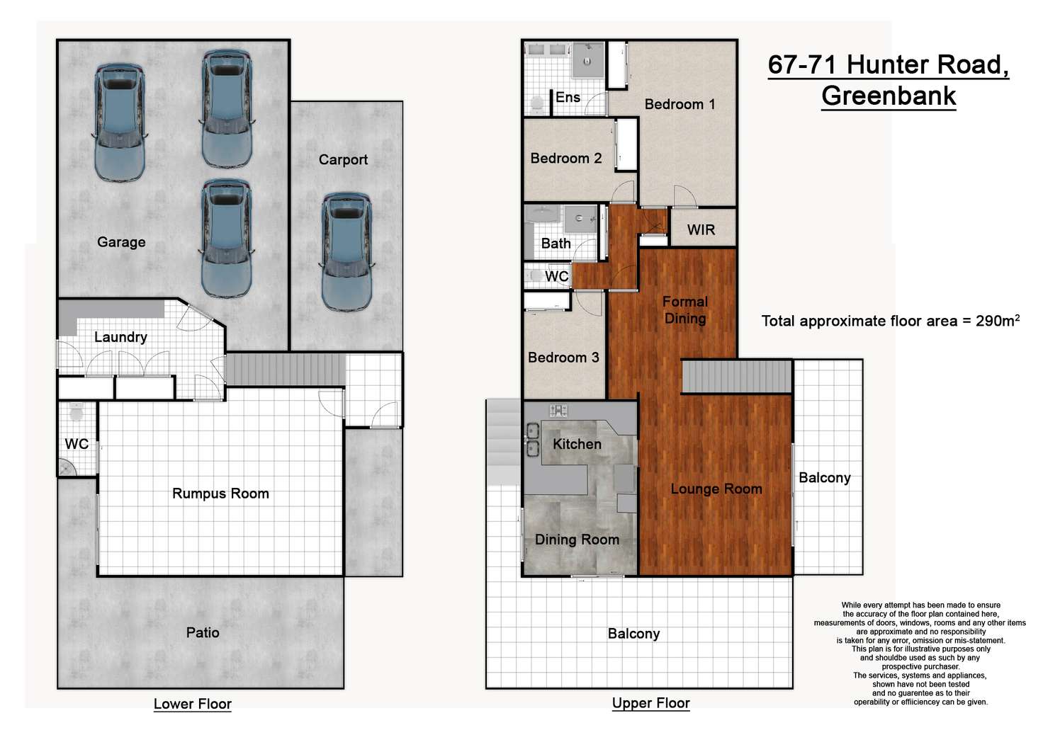Floorplan of Homely house listing, 67-71 Hunter Road, Greenbank QLD 4124