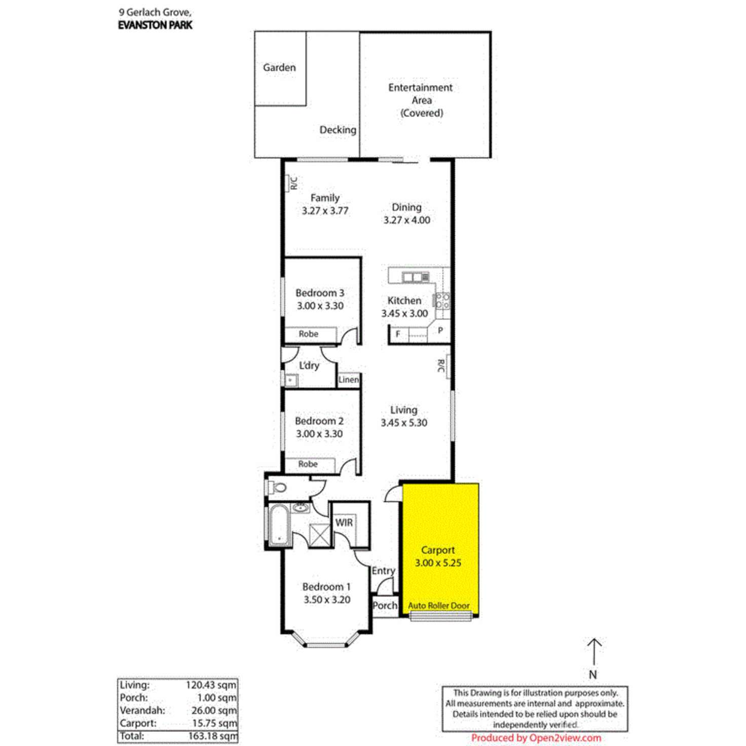 Floorplan of Homely house listing, 9 Gerlach Grove, Evanston Park SA 5116