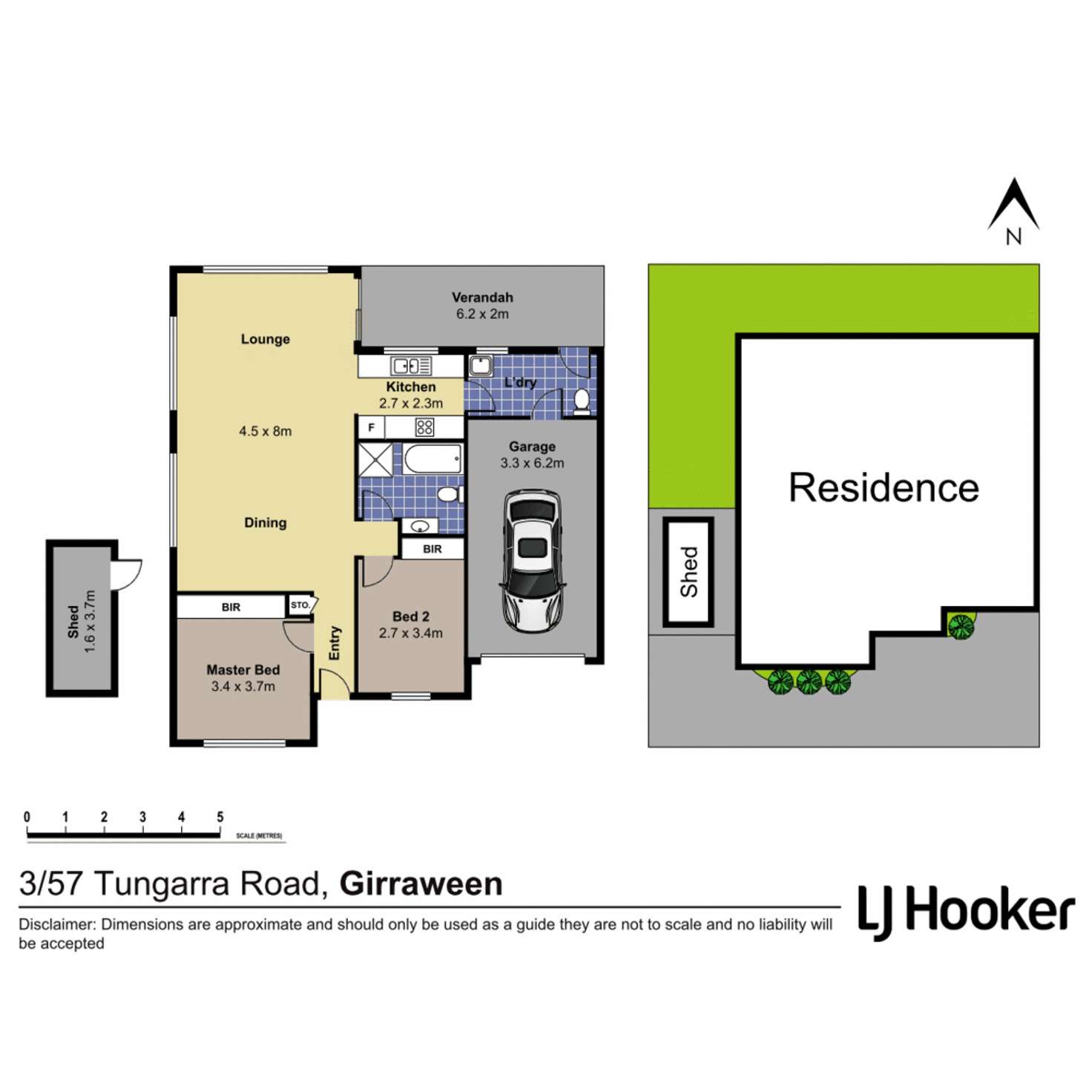 Floorplan of Homely villa listing, 3/57 Tungarra Road, Girraween NSW 2145