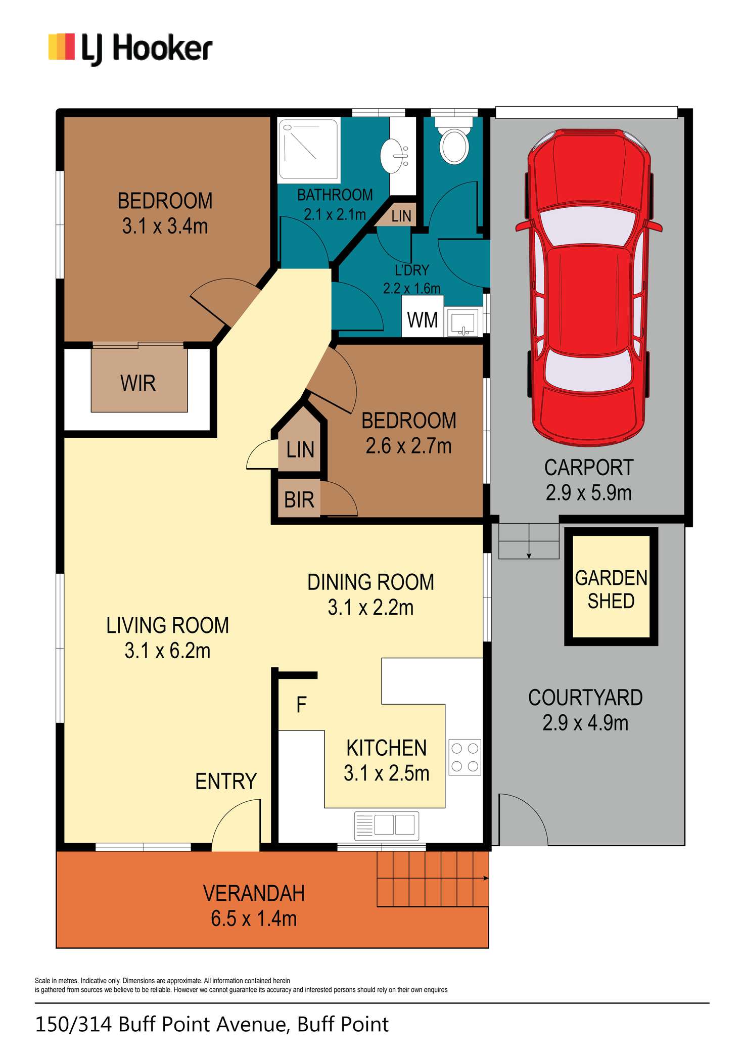 Floorplan of Homely house listing, 150/314 Buff Point Avenue, Buff Point NSW 2262